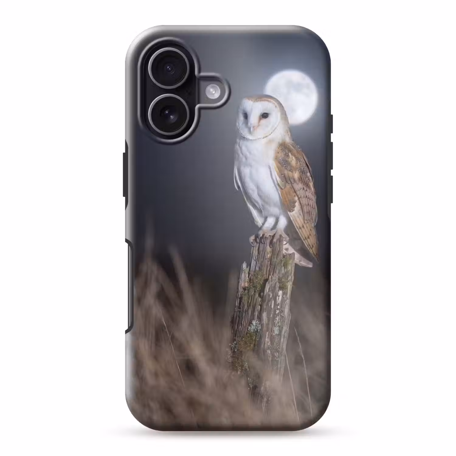 Kerkuil - Maan - Nacht Toughcase MagSafe Apple iPhone 17 klein -3d