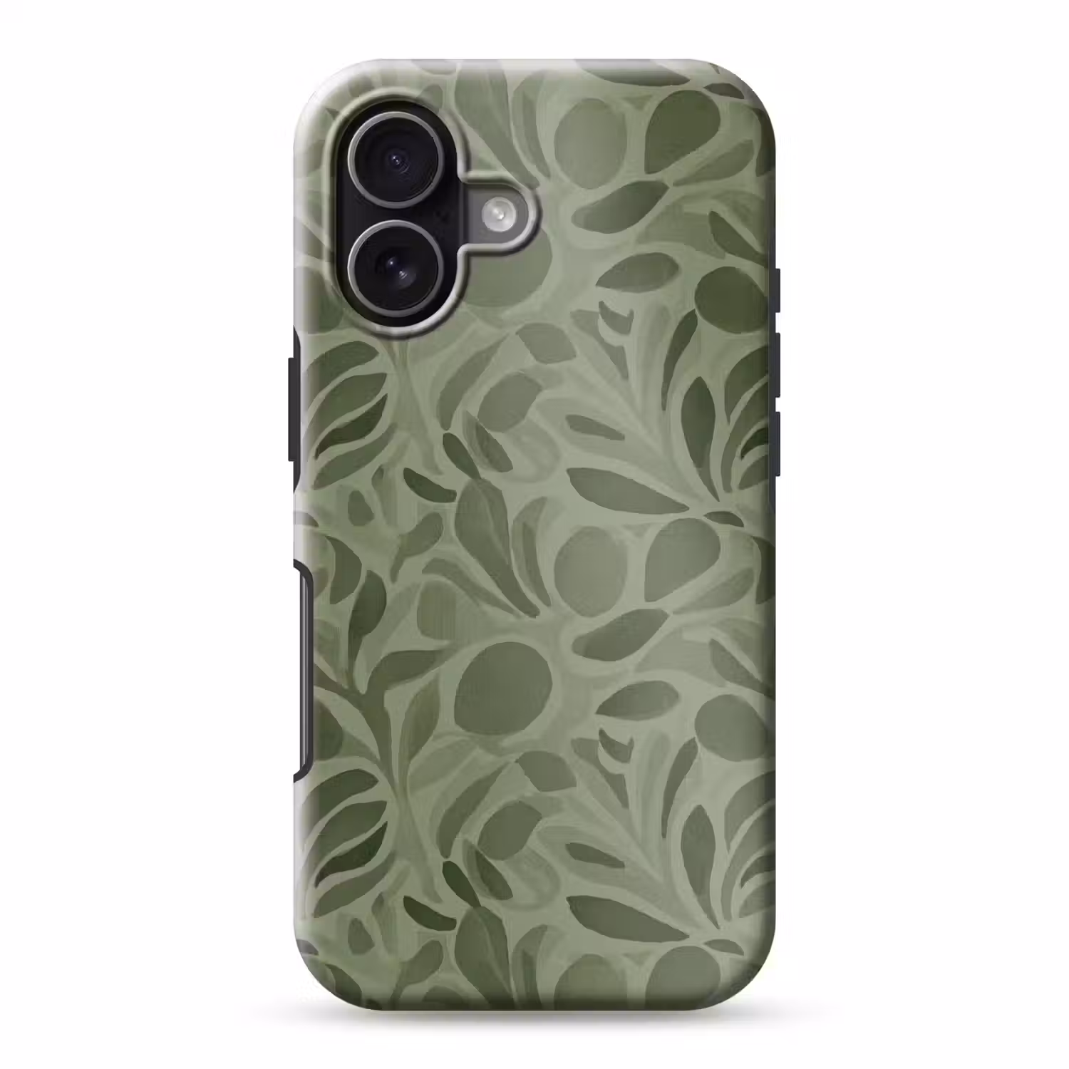 Sereen - Bladeren - Groen Toughcase MagSafe Apple iPhone 17 klein 1017 -3d