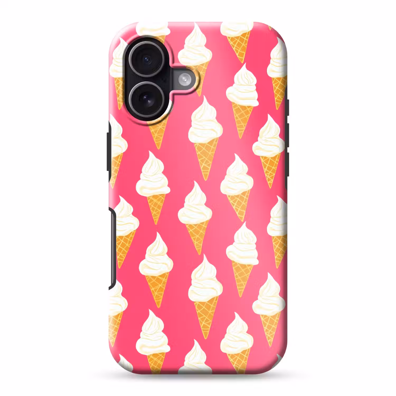 Softijs - Horentje - Roze Toughcase MagSafe Apple iPhone 17 klein 1017 -3d