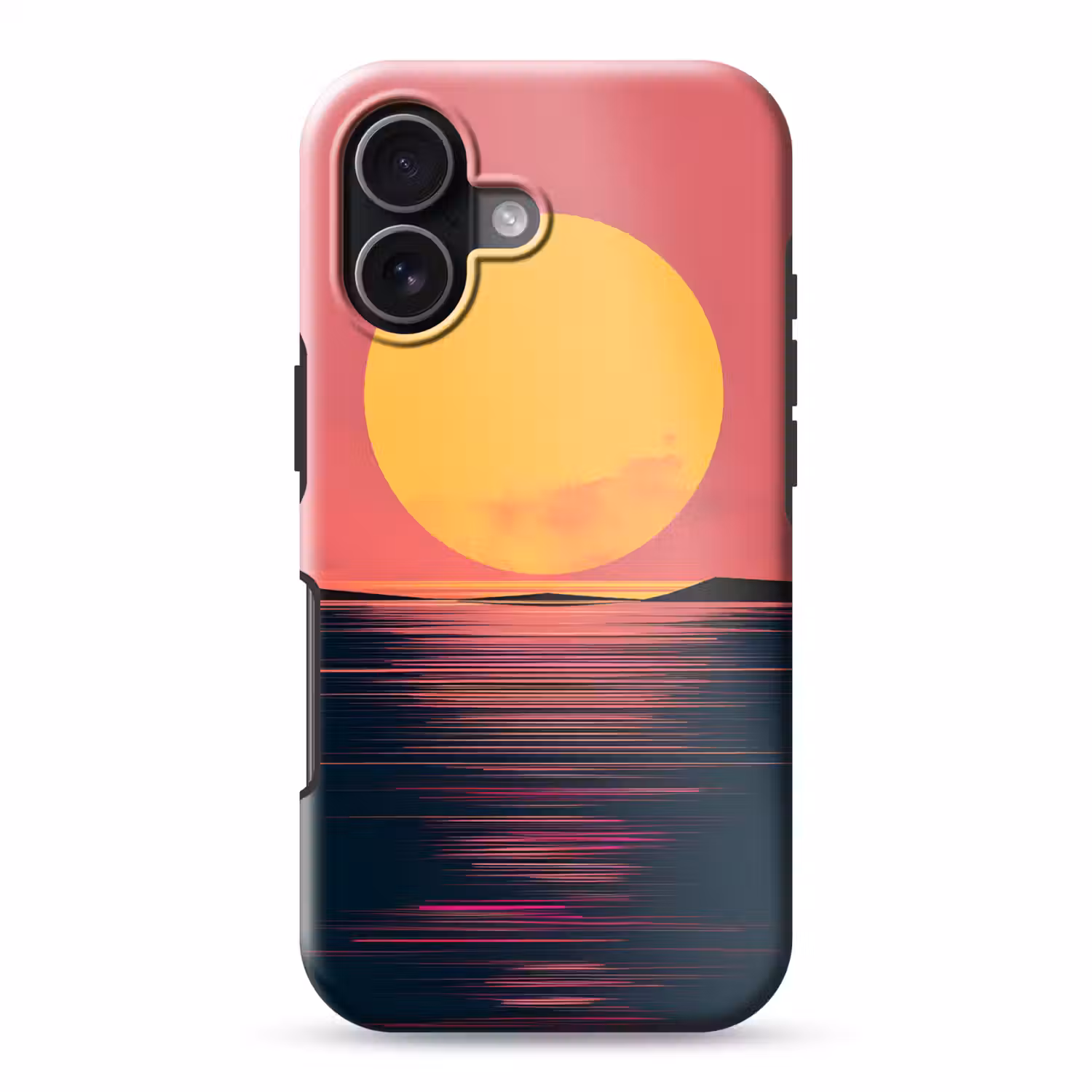 Zon - Geel - Bergen - Water Toughcase MagSafe Apple iPhone 17 klein -3d