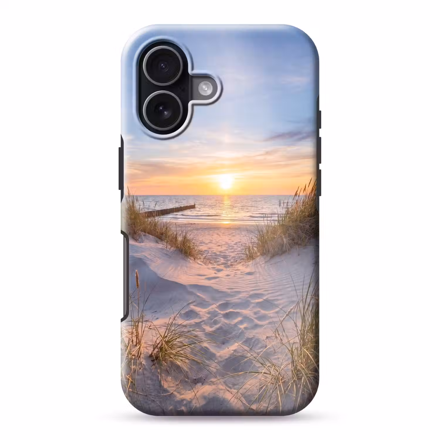 Strand - Zonsondergang - Natuur - Landschap Toughcase MagSafe Apple iPhone 17 klein -3d