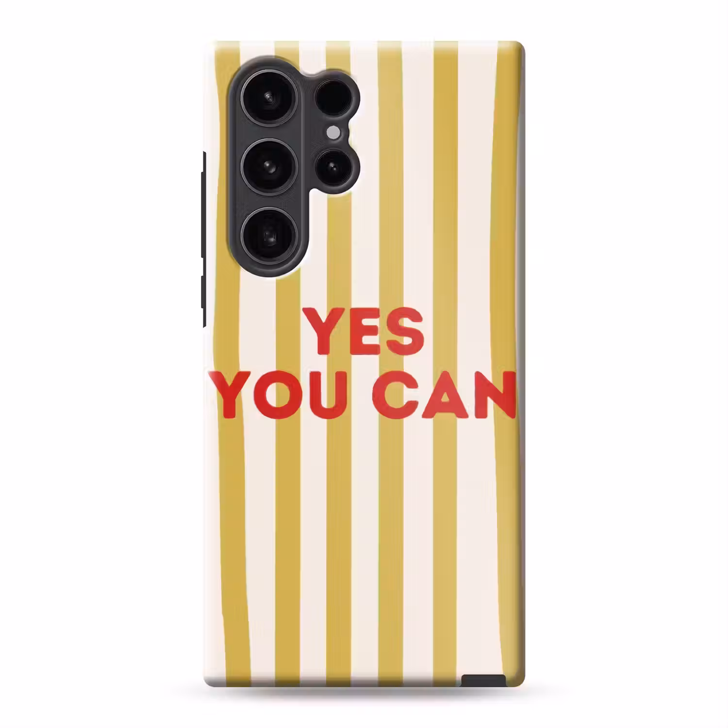 Strepen - Abstract - Yes you can - Rood Toughcase Samsung Galaxy S23 Ultra klein -threedimensional_3d_global