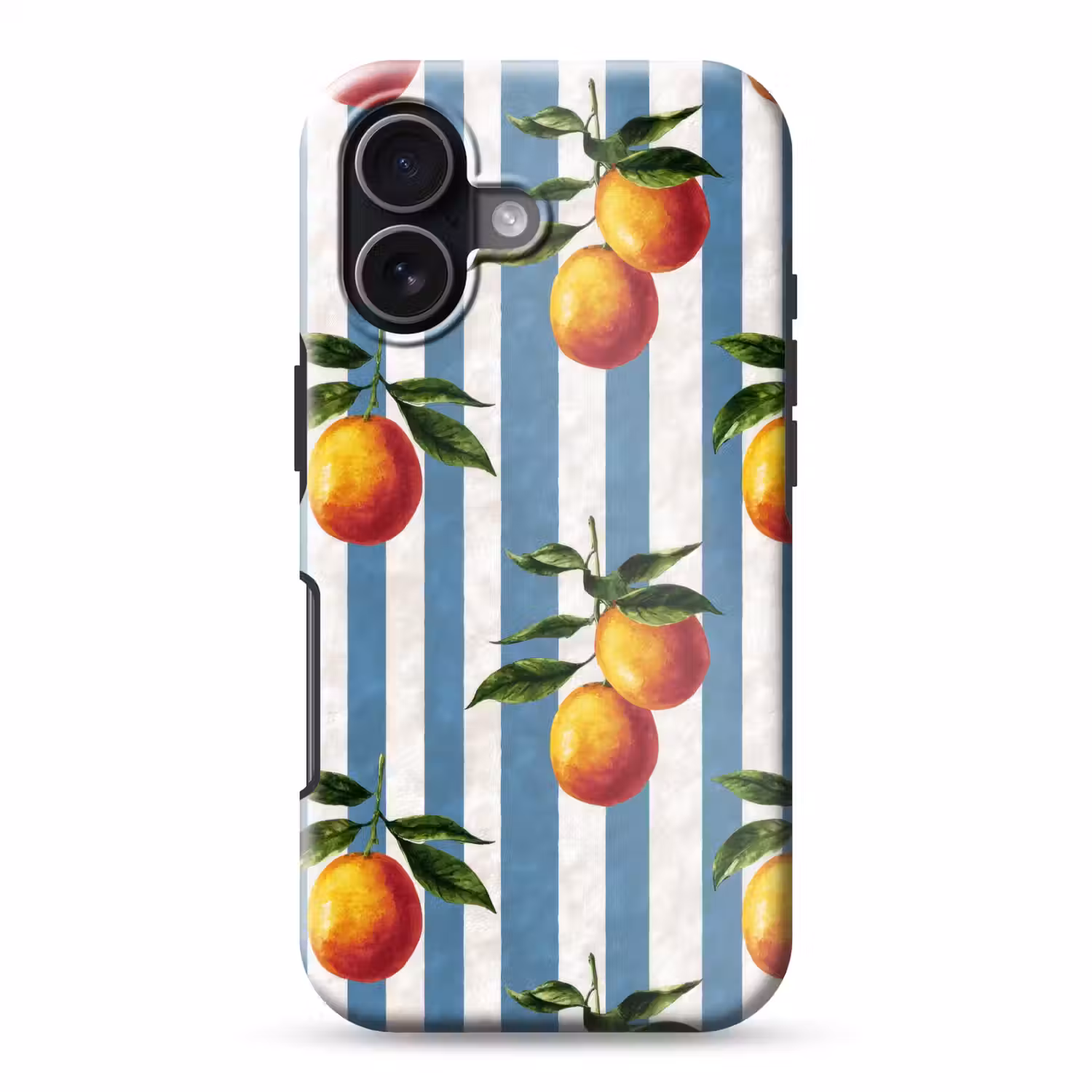 Strepen - Citroen - Blauw Toughcase MagSafe Apple iPhone 17 klein 1017 -3d