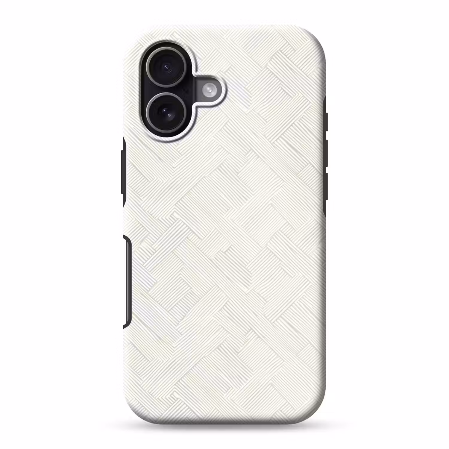 Textuur - Abstract - Beige Toughcase MagSafe Apple iPhone 17 klein 1017 -3d