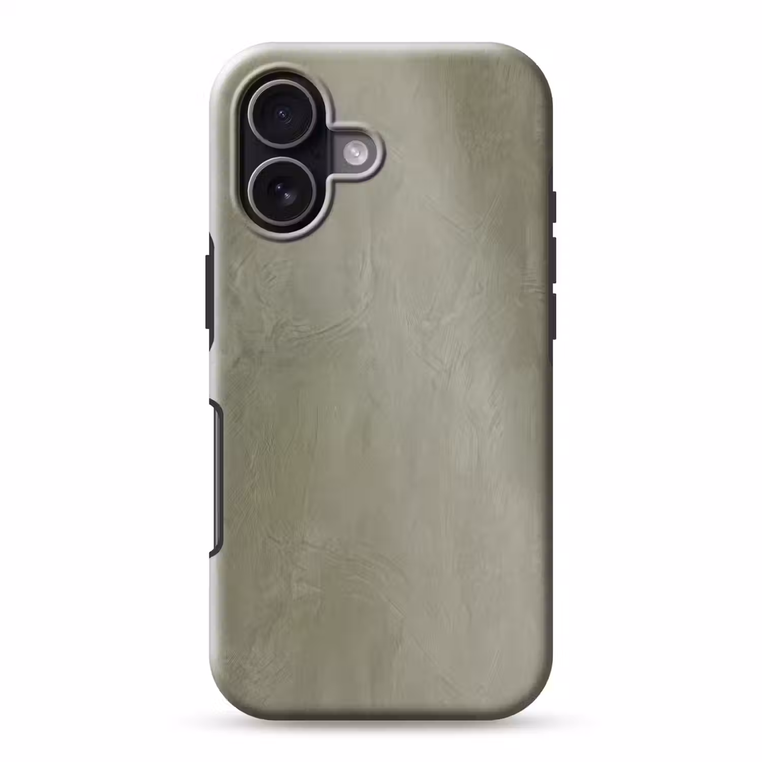 Textuur - Betonlook - Achtergrond - Modern - Groen Toughcase MagSafe Apple iPhone 17 klein -3d