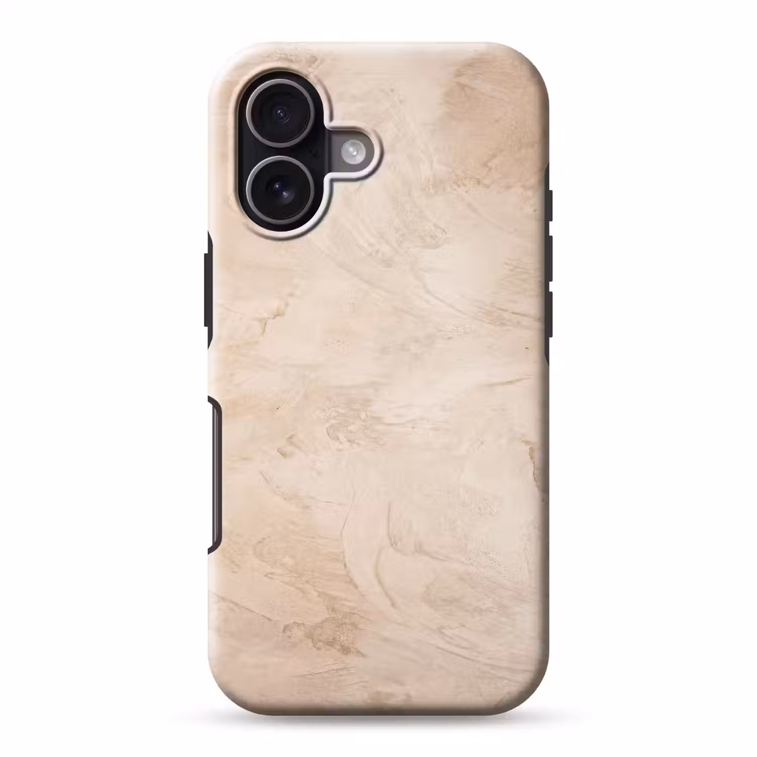 Textuur - Patroon - Abstract - Modern - Beige Toughcase MagSafe Apple iPhone 17 klein -3d