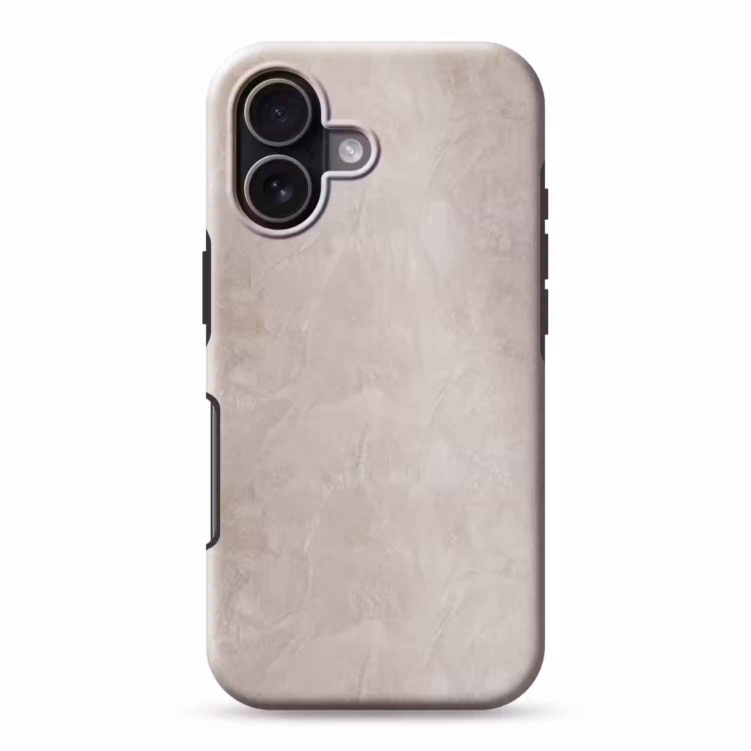 Textuur - Wand - Modern - Beige - Abstract Toughcase MagSafe Apple iPhone 17 klein -3d