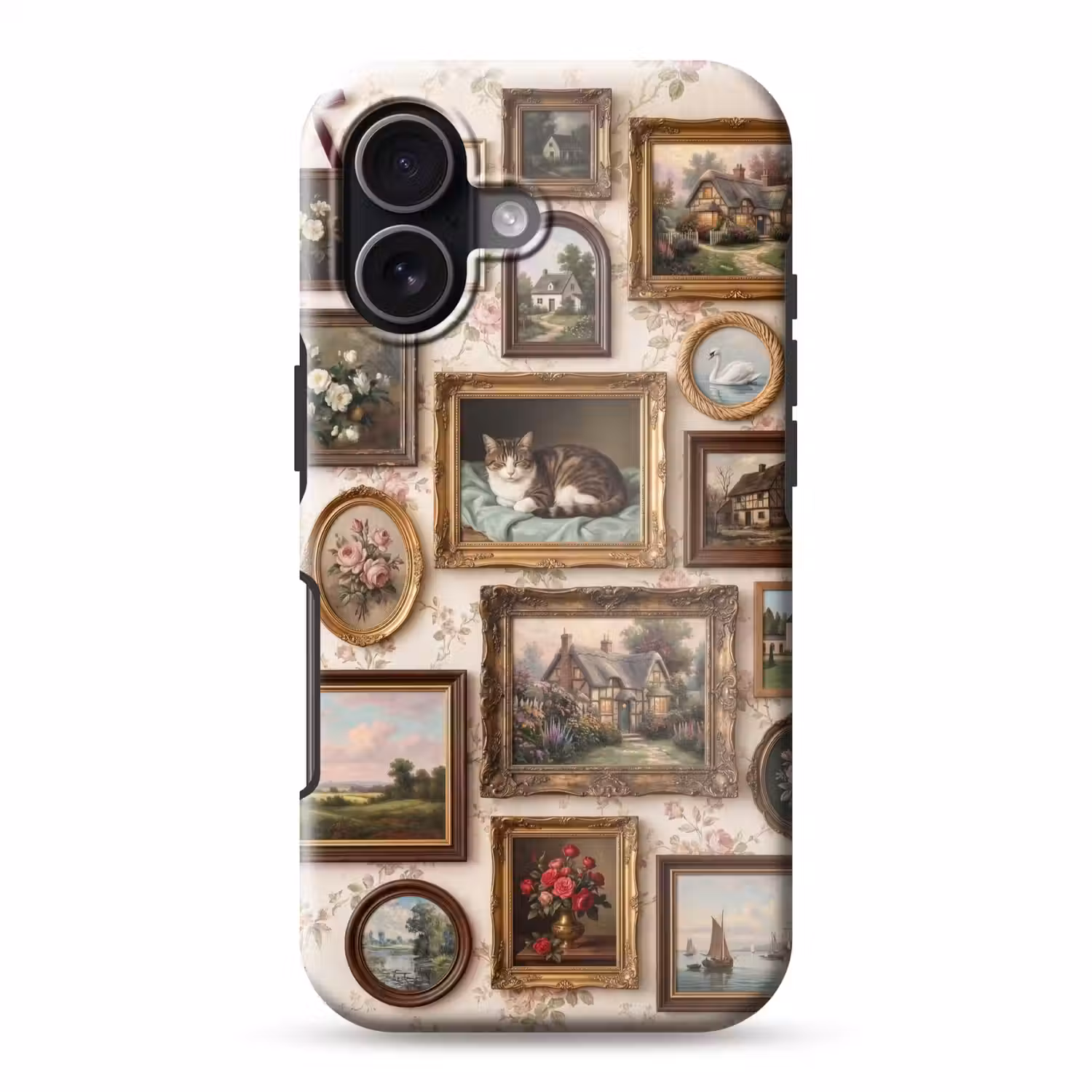 Dier - Kat - Portret - Klassiek Toughcase MagSafe Apple iPhone 17 klein -3d