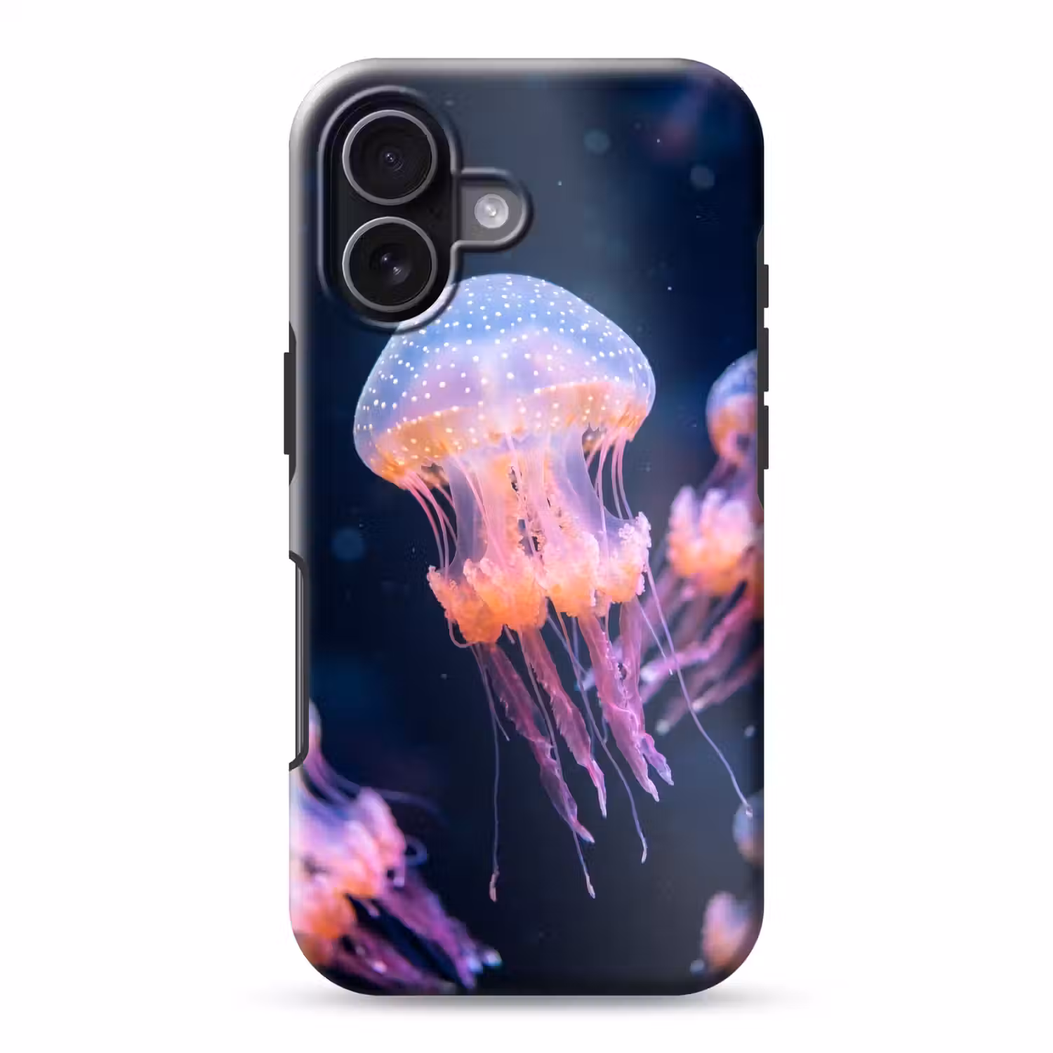 Dier - Onderwater - Natuur - Roze - Mysterieus Toughcase MagSafe Apple iPhone 17 klein -3d