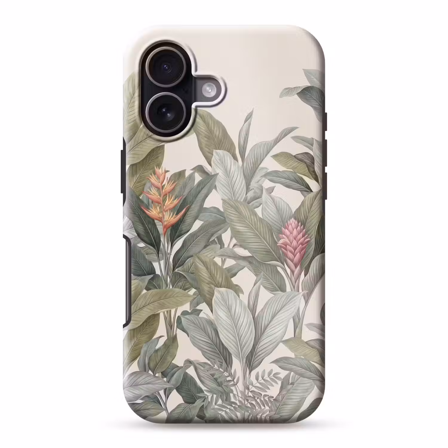 Tropisch - Planten - Modern - Groen Toughcase MagSafe Apple iPhone 17 klein -3d