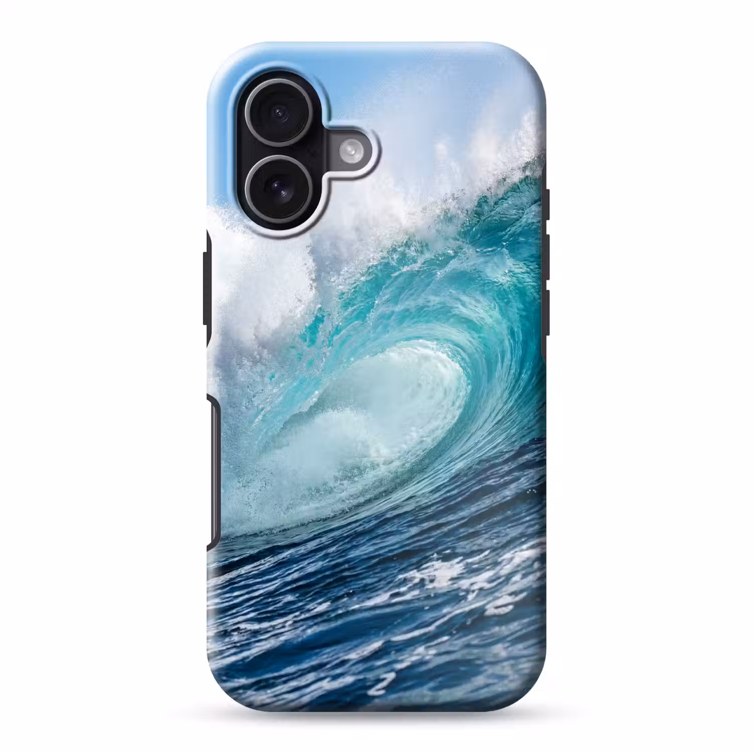 Golf - Oceaan - Water - Dynamisch - Blauw Toughcase MagSafe Apple iPhone 17 klein -3d