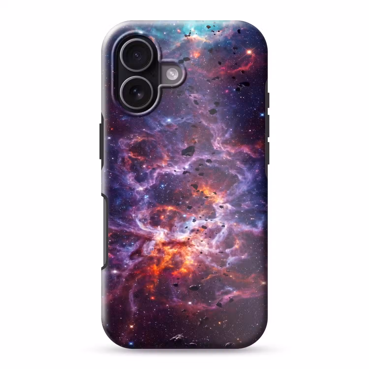 Space - Stars - Abstract - Colorful Toughcase MagSafe Apple iPhone 17 klein -3d