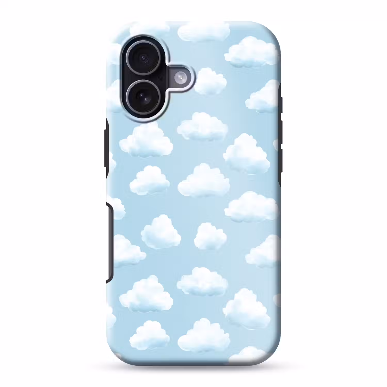 Wolken - Illustratie - Blauw Toughcase MagSafe Apple iPhone 17 klein 1017 -3d
