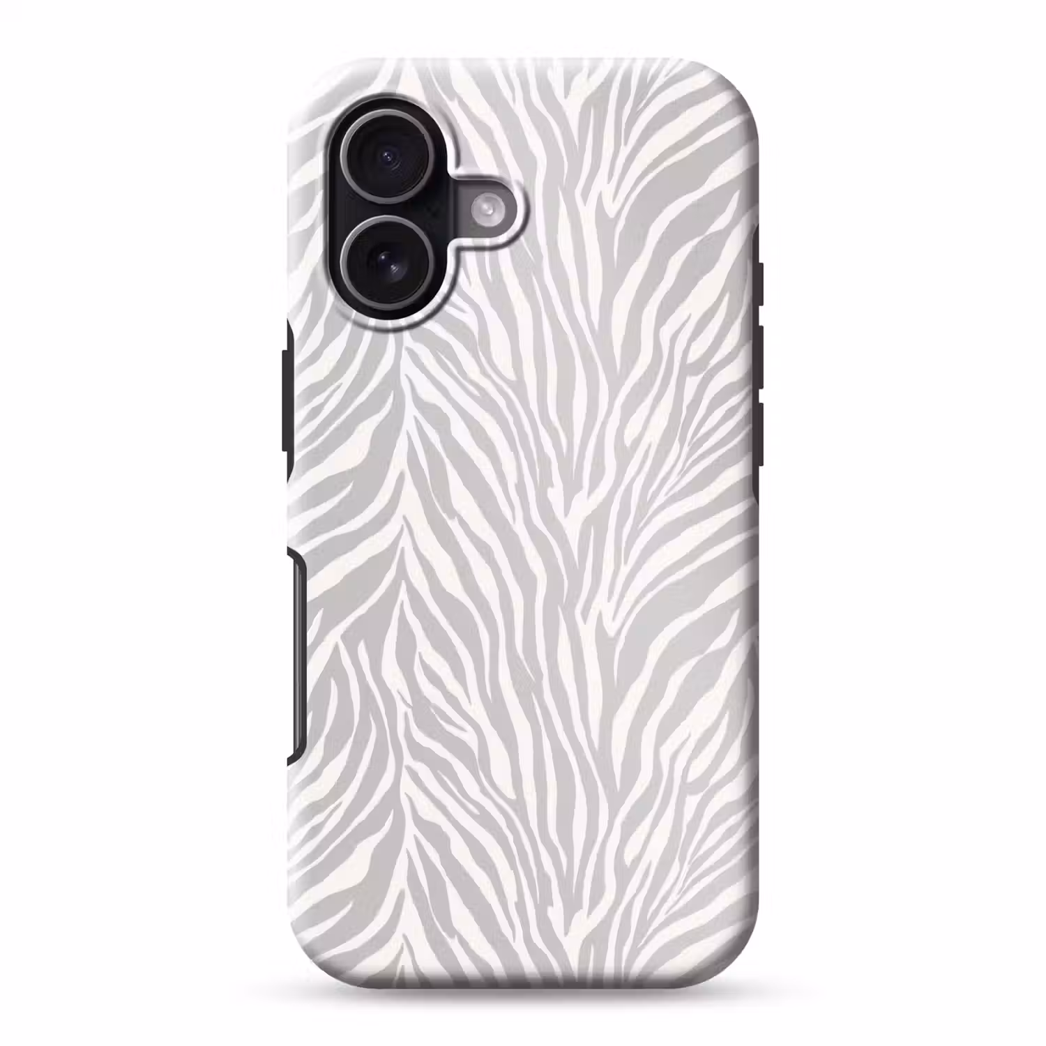 Zebra - Motief - Grijs Toughcase MagSafe Apple iPhone 17 klein 1017 -3d