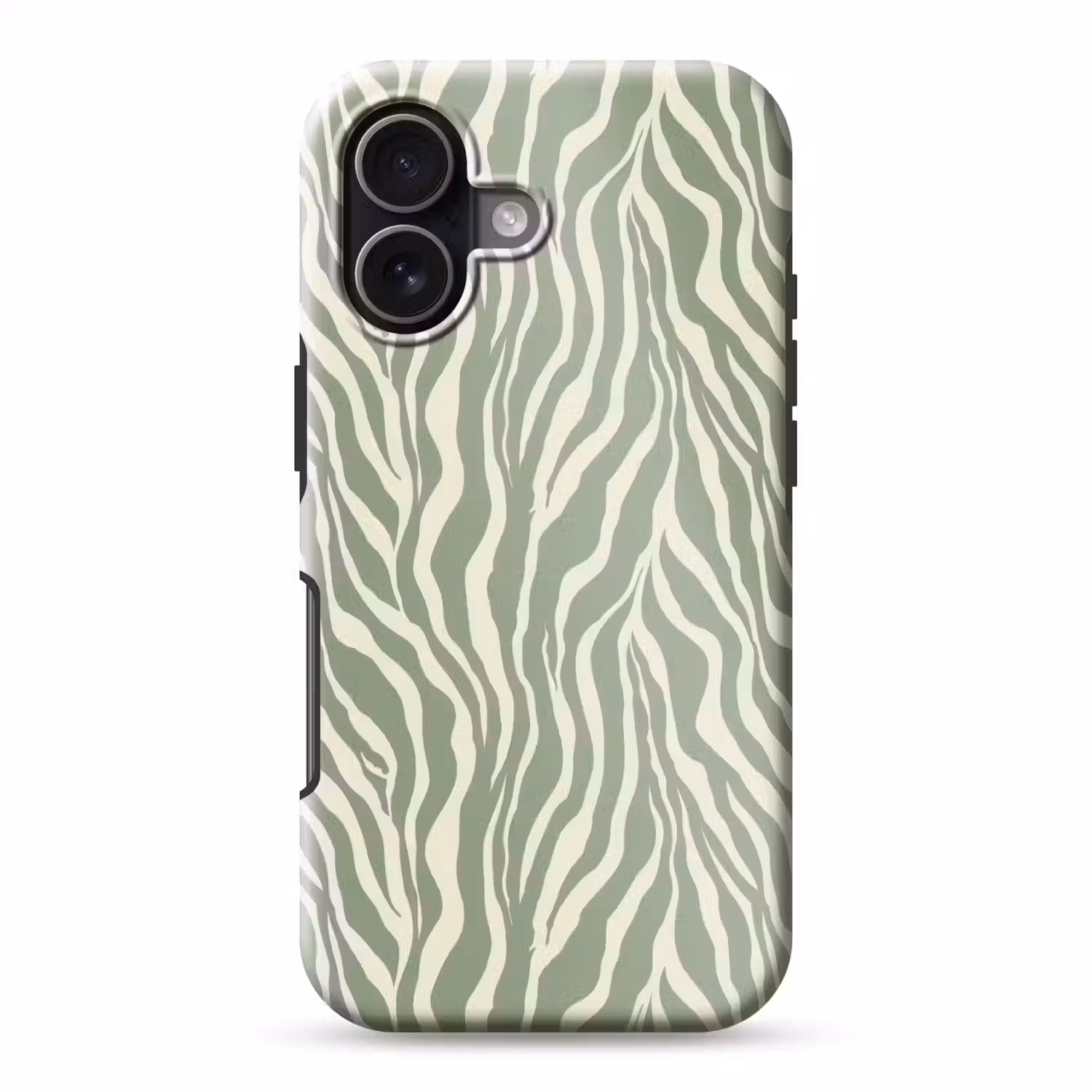 Zebra - Motief - Groen Toughcase MagSafe Apple iPhone 17 klein 1017 -3d