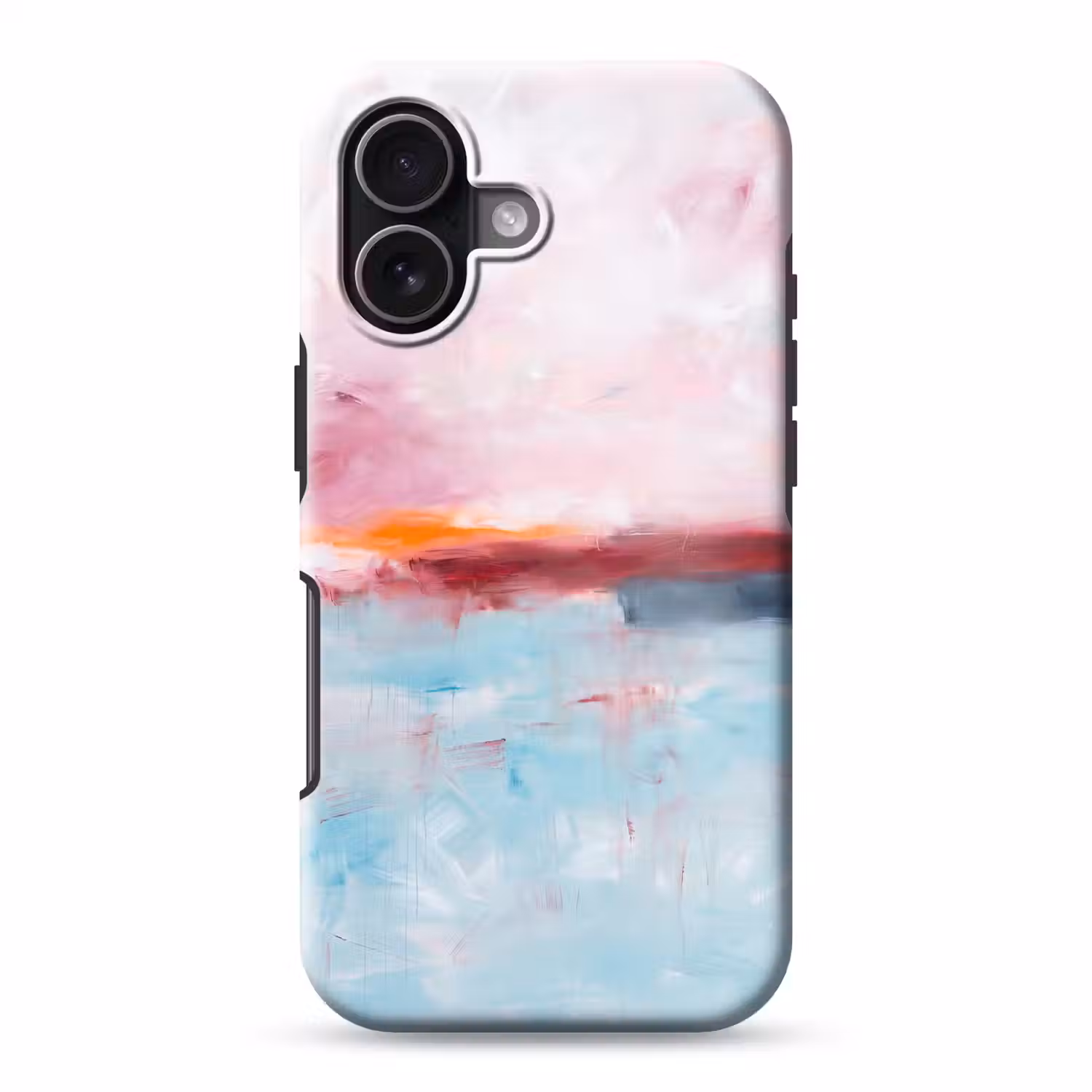 Abstract - Kleuren - Modern - Kunst - Roze Toughcase MagSafe Apple iPhone 17 klein -3d