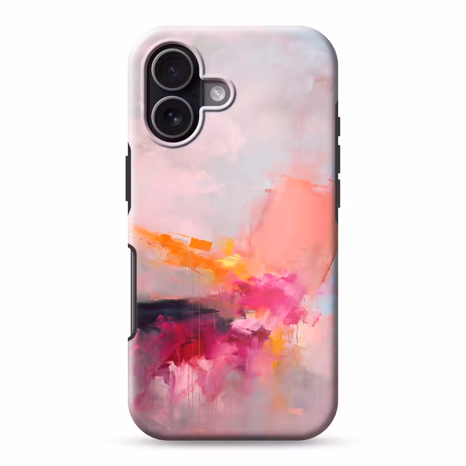 Abstract - Kleurrijk - Modern - Roze Toughcase MagSafe Apple iPhone 17 klein -3d