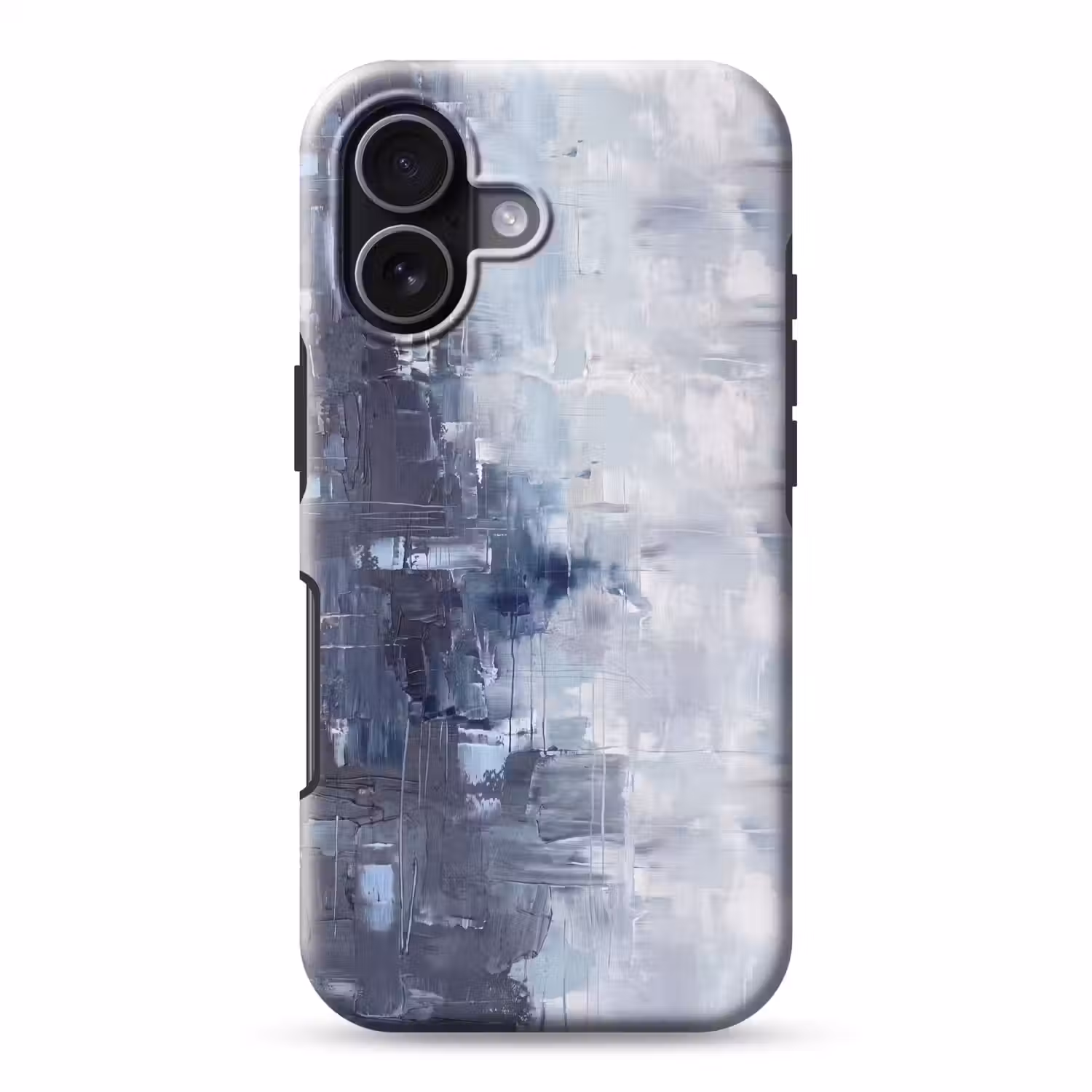 Abstract - Textuur - Kunst - Modern - Blauw Toughcase MagSafe Apple iPhone 17 klein -3d