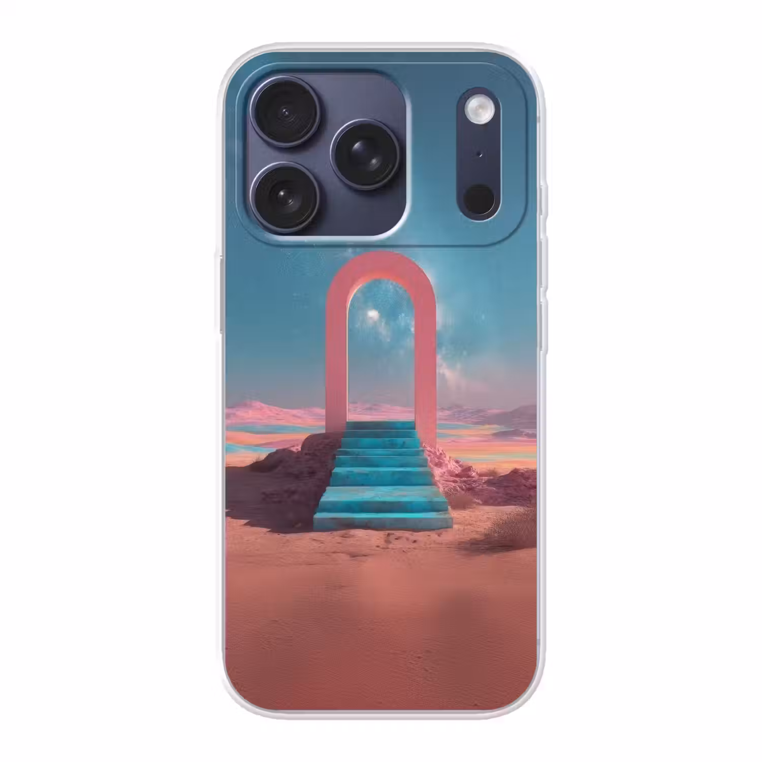 Trap - Boog - Sterrenhemel Telefoonhoesje iPhone 17 Pro klein -3d