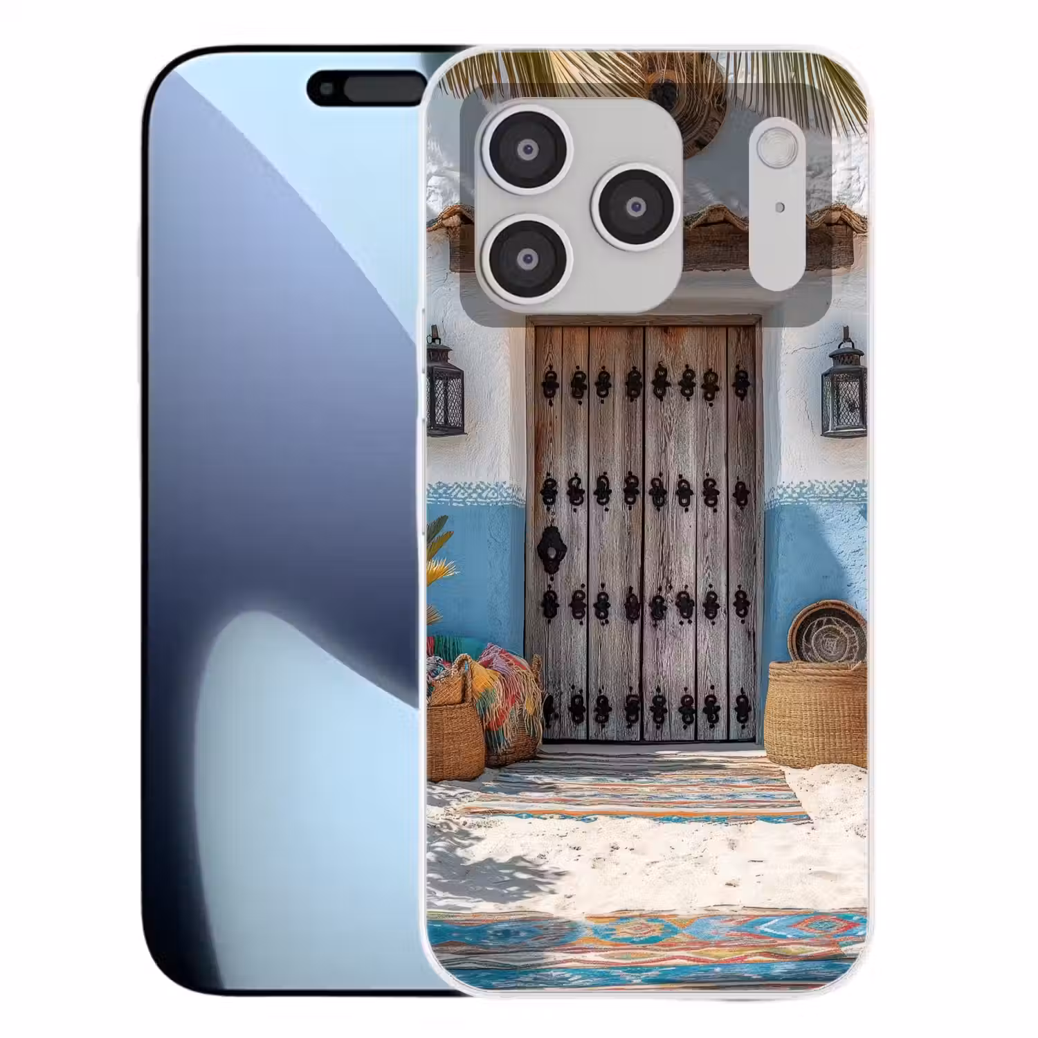 Deur - Manden - Planten Telefoonhoesje iPhone 17 Pro klein -3d