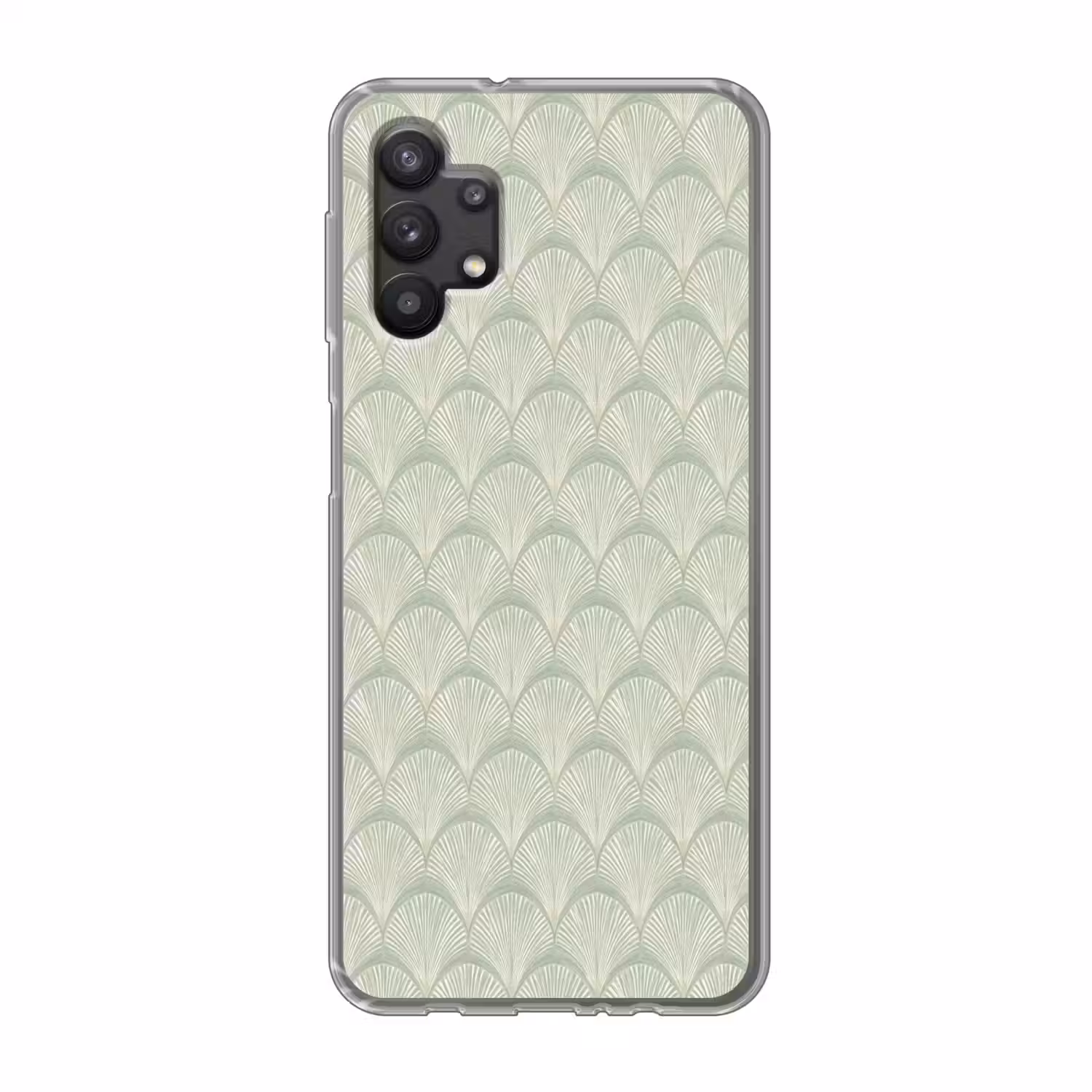 Waaiers - Patroon - Groen Telefoonhoesje Samsung Galaxy A32 5G klein 346 -3d