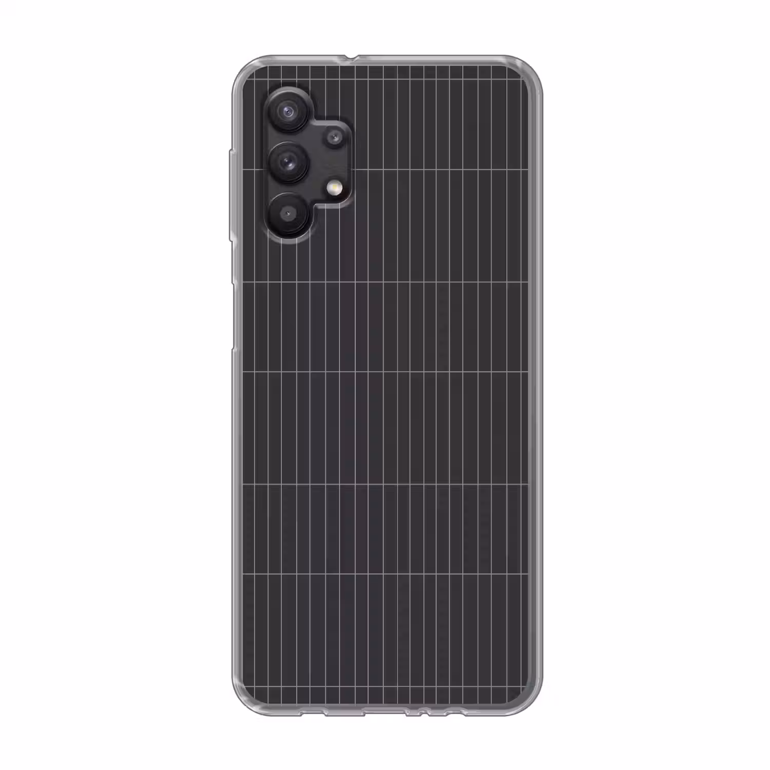 Verticaal - Wandtegel - Donkergrijs Telefoonhoesje Samsung Galaxy A32 5G klein 346 -3d