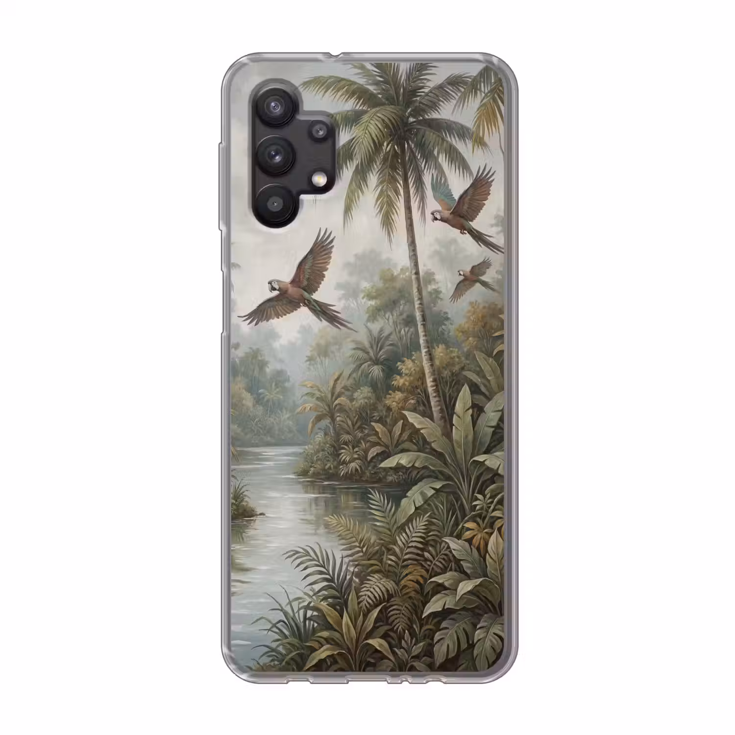 Vogel - Vliegend - Tropisch - Landschap - Klassiek Telefoonhoesje Samsung Galaxy A32 5G klein -3d