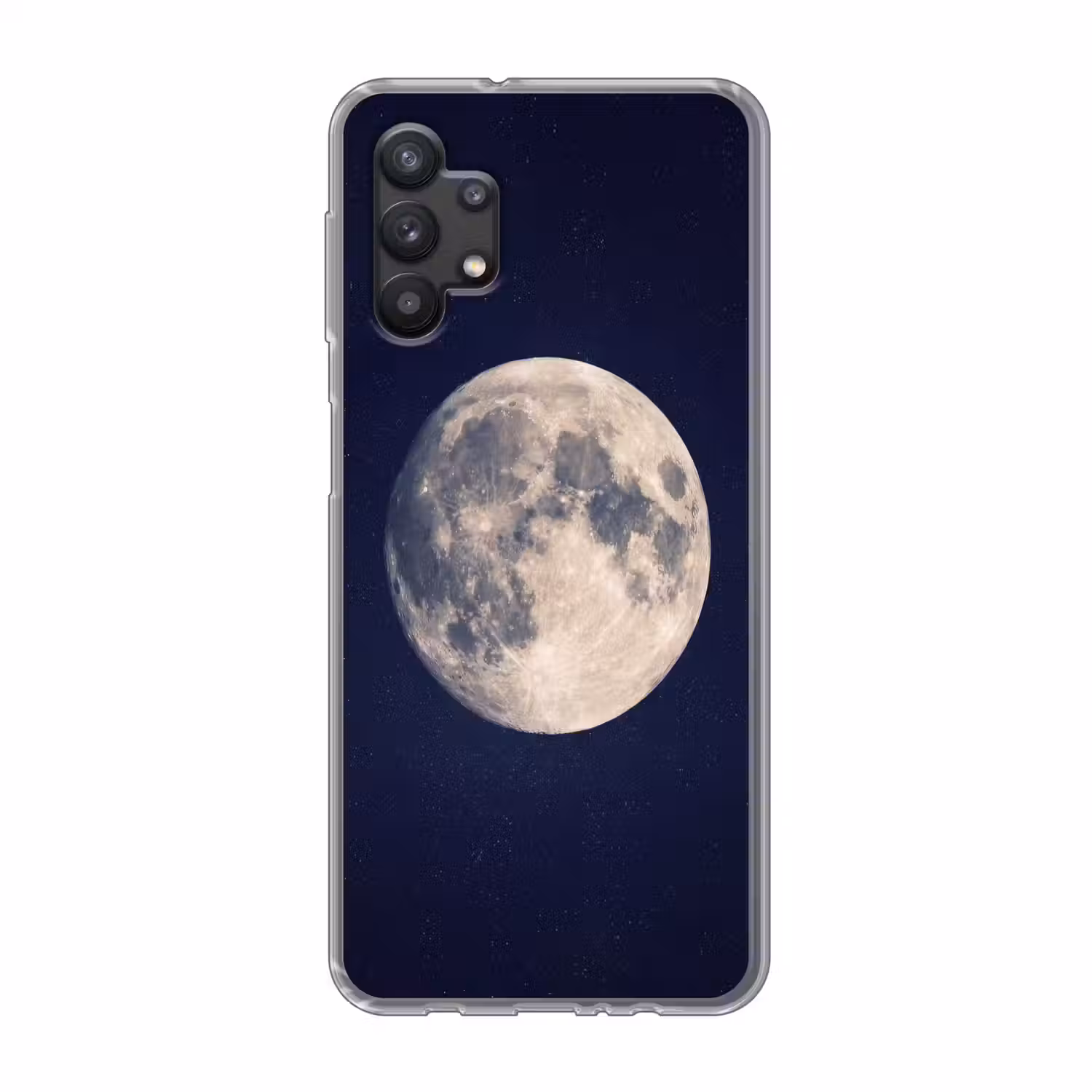 Ruimte - Maan - Kosmos Telefoonhoesje Samsung Galaxy A32 5G klein -3d