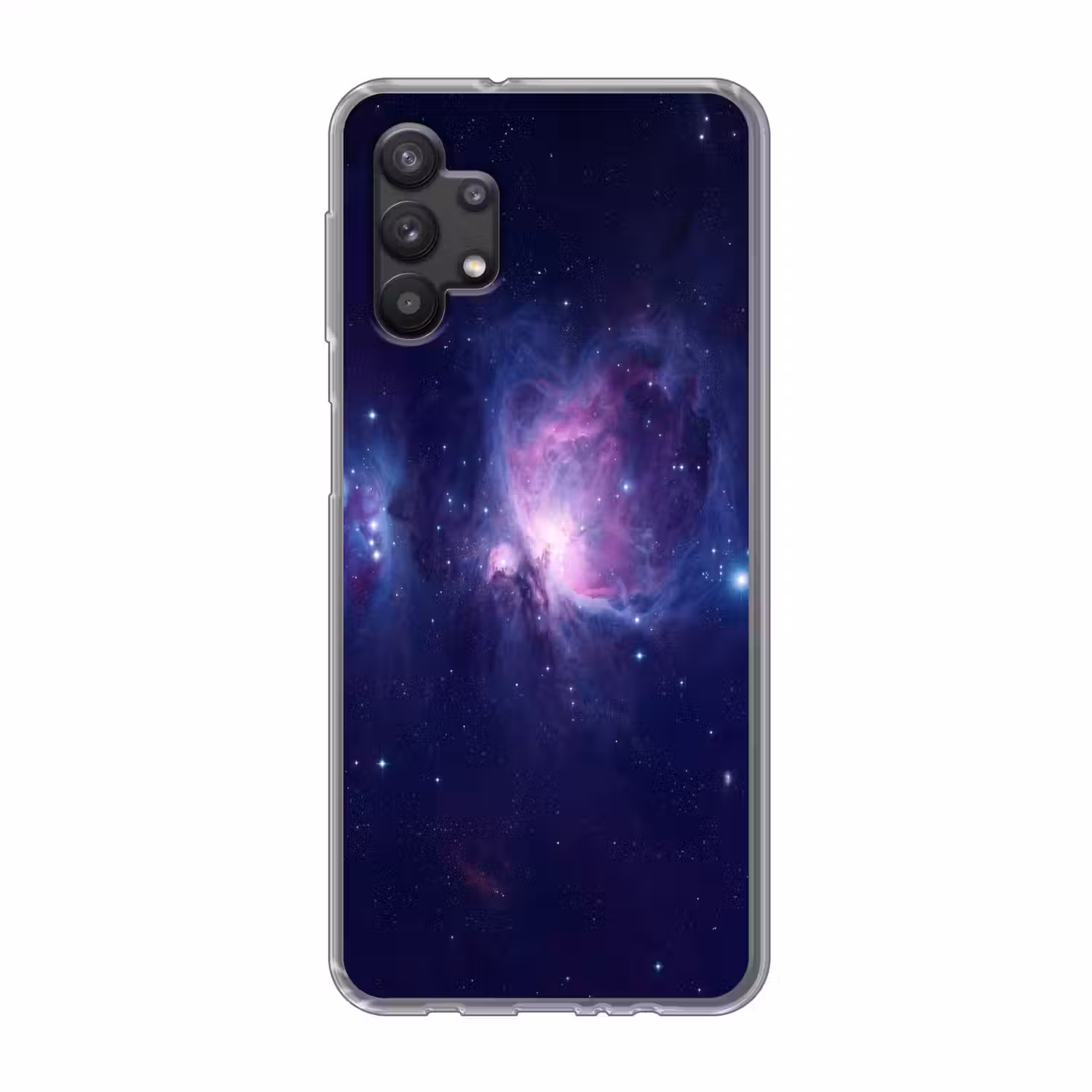 Ruimte - Sterren - Kleurrijk Telefoonhoesje Samsung Galaxy A32 5G klein -3d