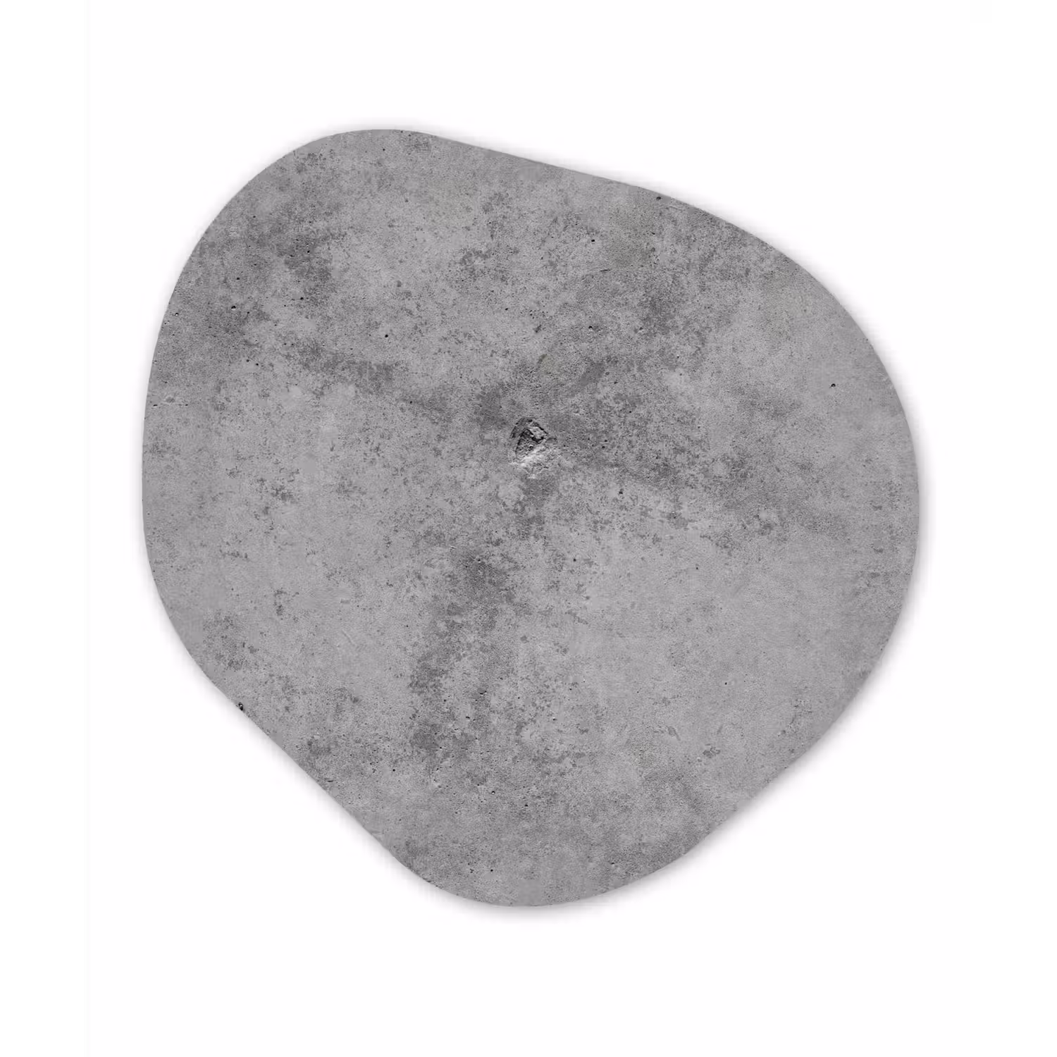 Beton - Grijs - Patronen Wandcirkel Organisch Forex 3mm klein 629 -3d