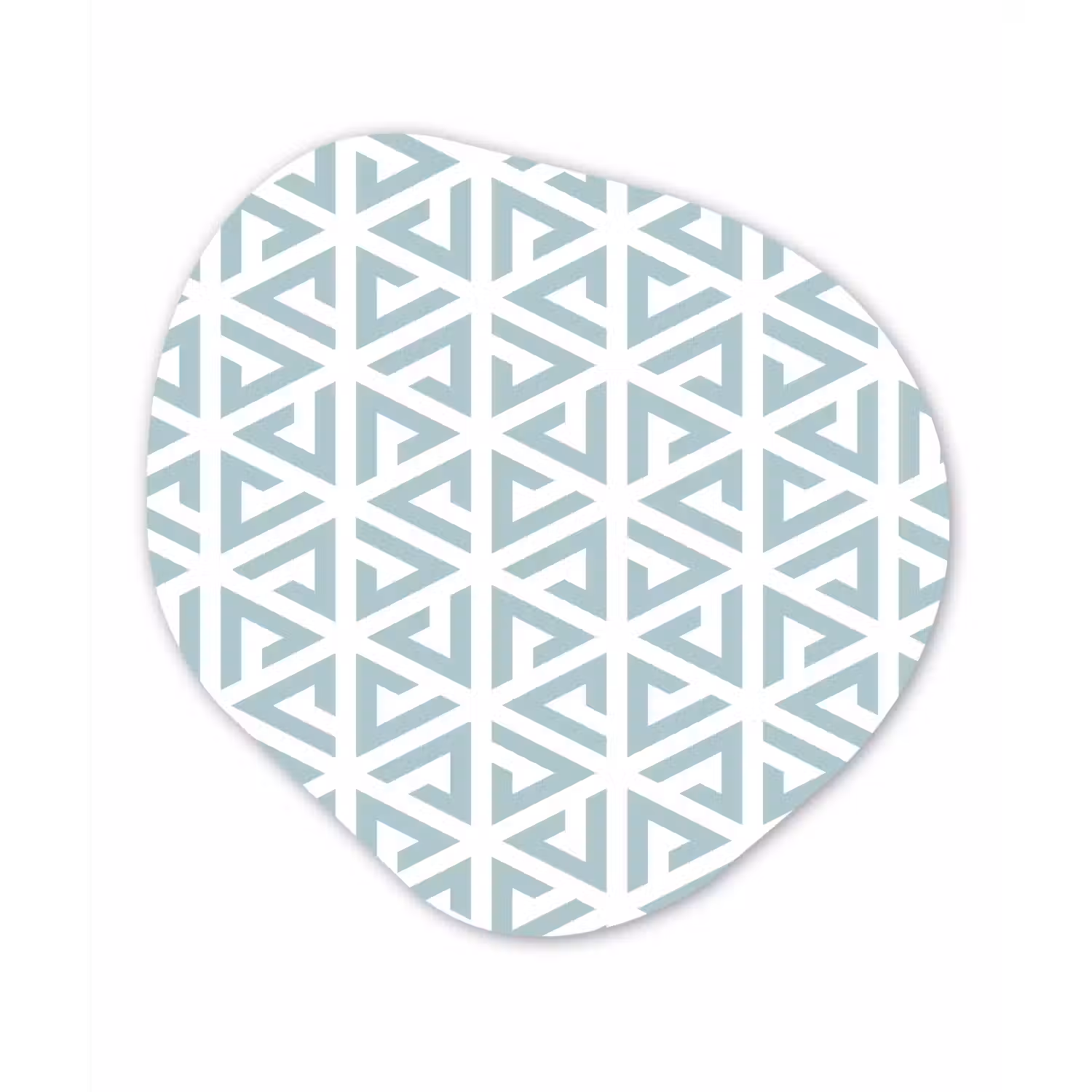 Design - Geometrie - Patroon - Driehoek Wandcirkel Organisch Forex 3mm klein 629 -3d