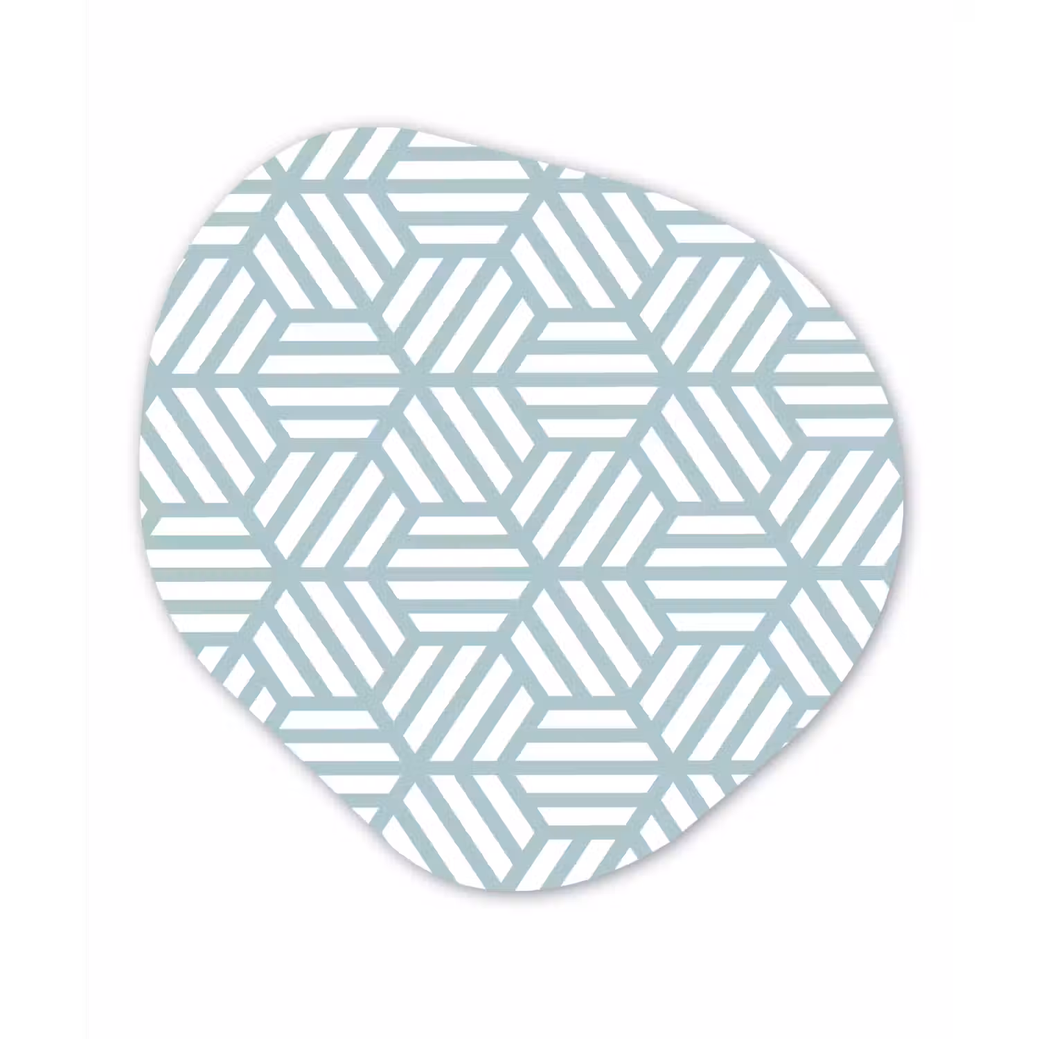 Groen - Geometrie - Patronen - Abstract Wandcirkel Organisch Forex 3mm klein 629 -3d