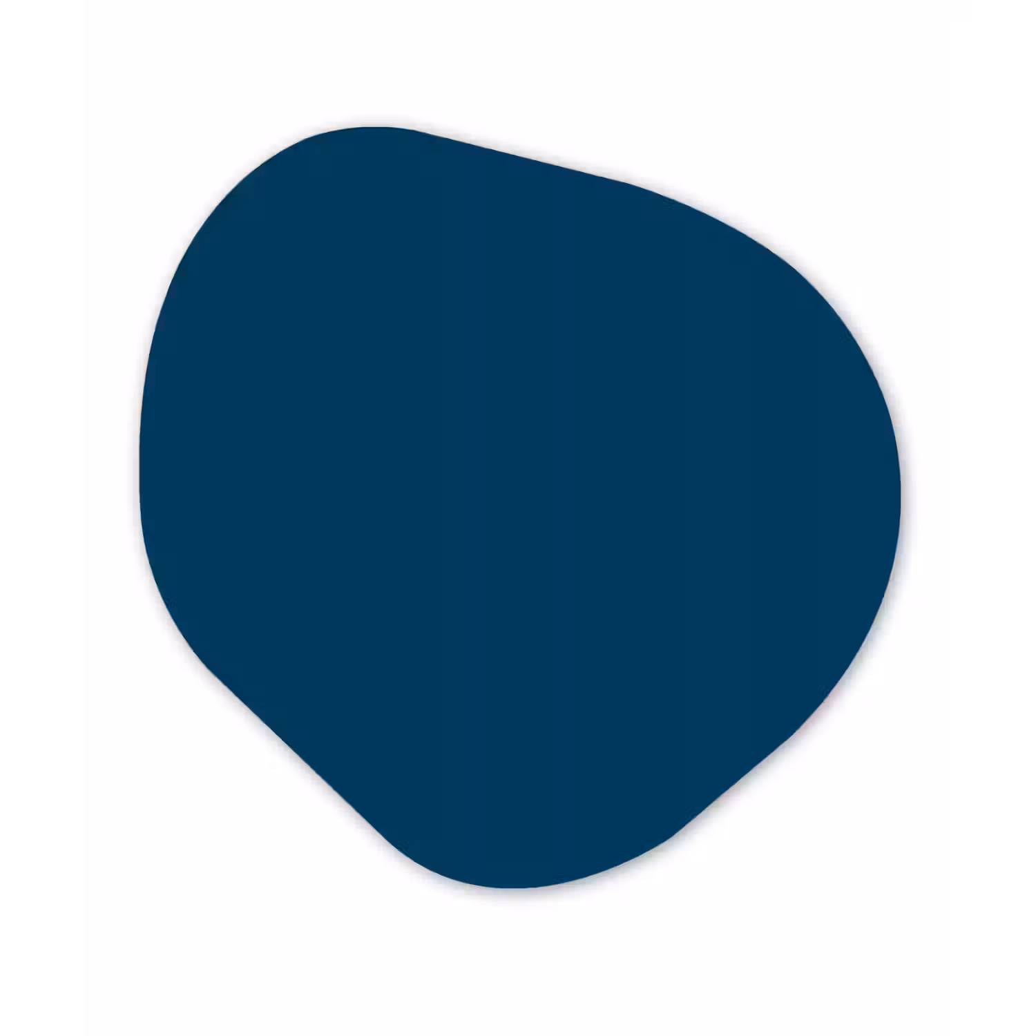Indigo - Palet - Kleuren Wandcirkel Organisch Forex 3mm klein 629 -3d