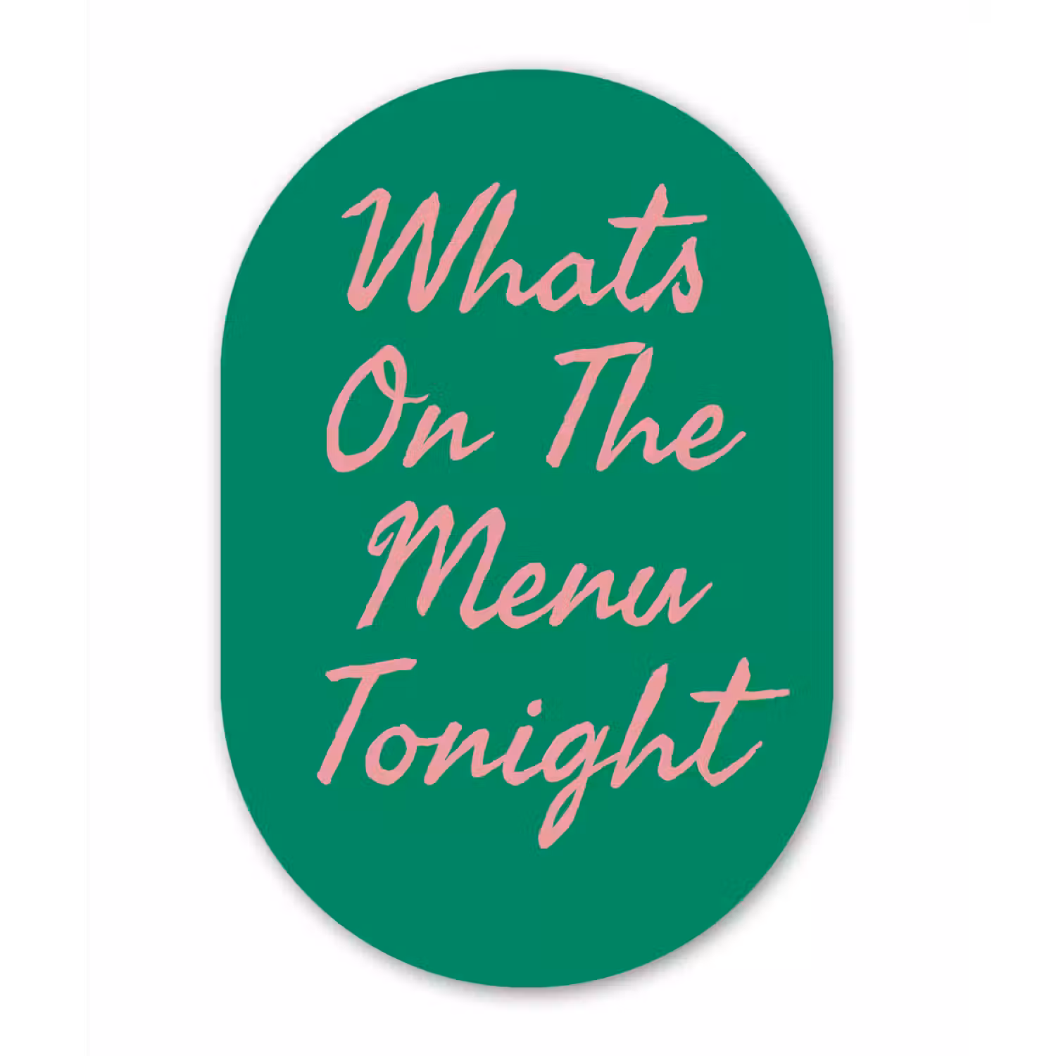 Menu - Quote - Roze Wandcirkel Ovaal Forex klein -3d