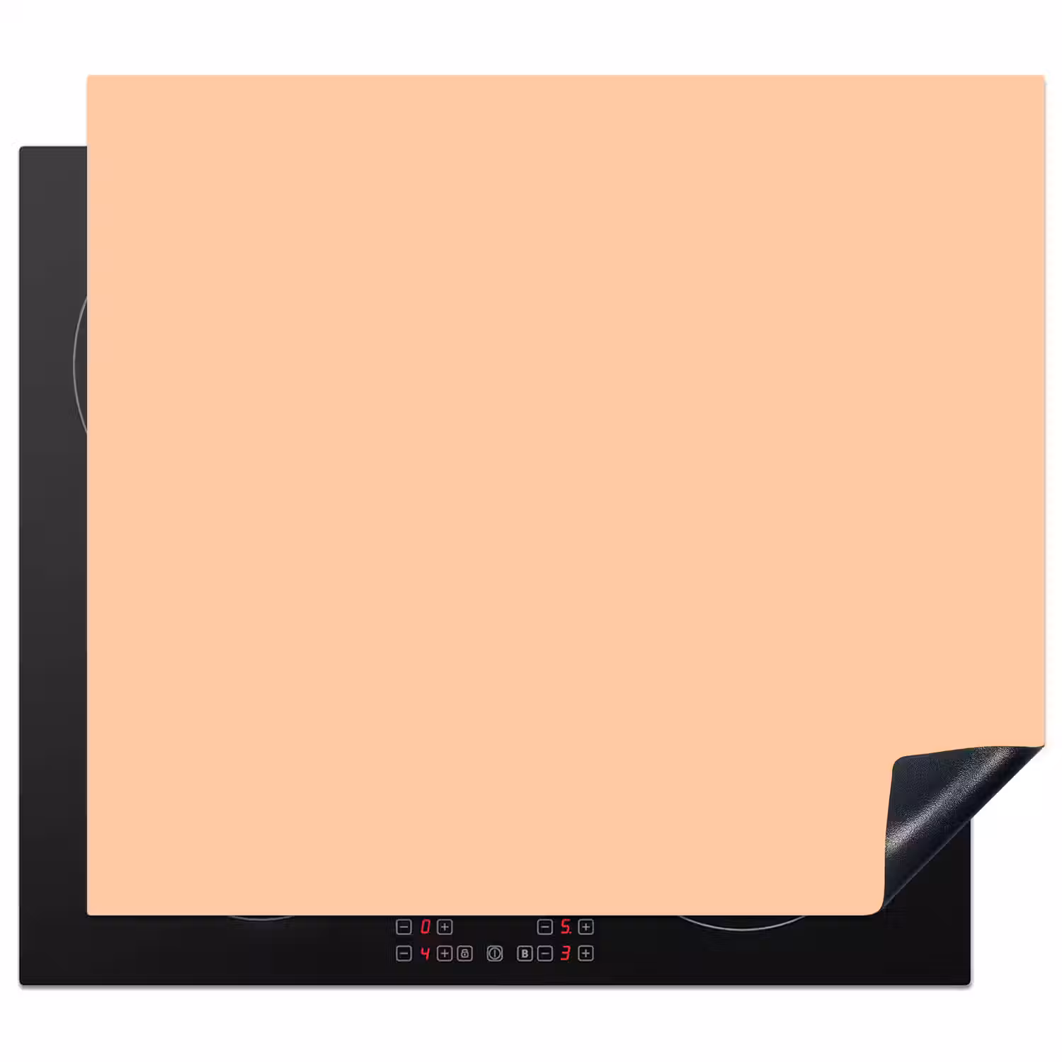 Apricot - Blush - Nude Inductie beschermer vinyl 3mm middel 274 -3d