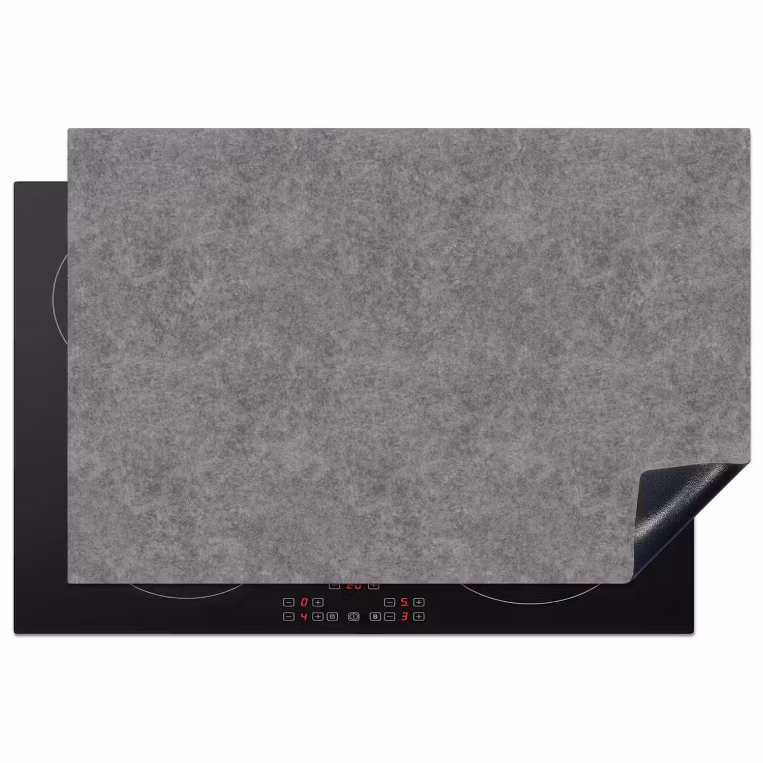 Beton - Textuur - Patronen Inductie beschermer vinyl 3mm klein 276 -3d