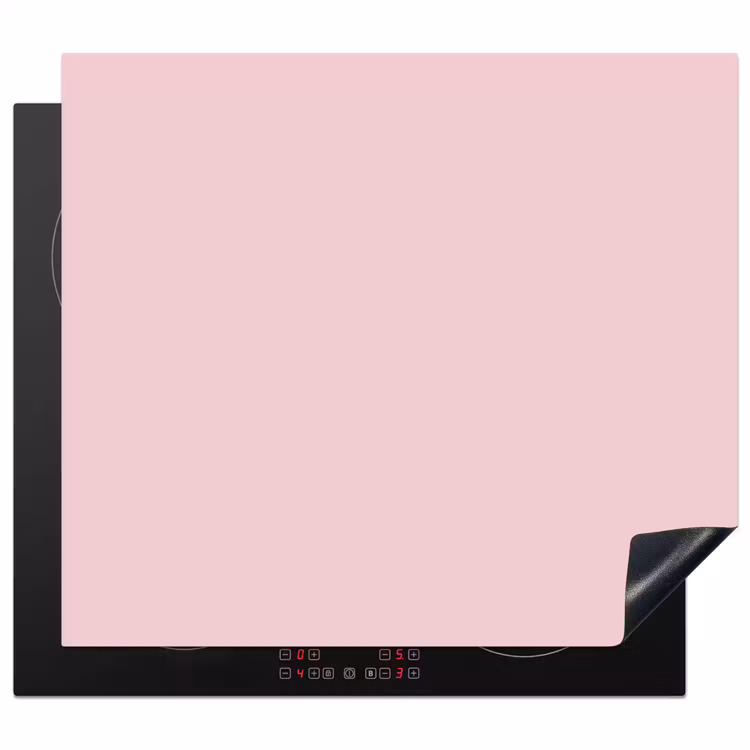 Blush - Pink - Roze Inductie beschermer vinyl 3mm middel 274 -3d