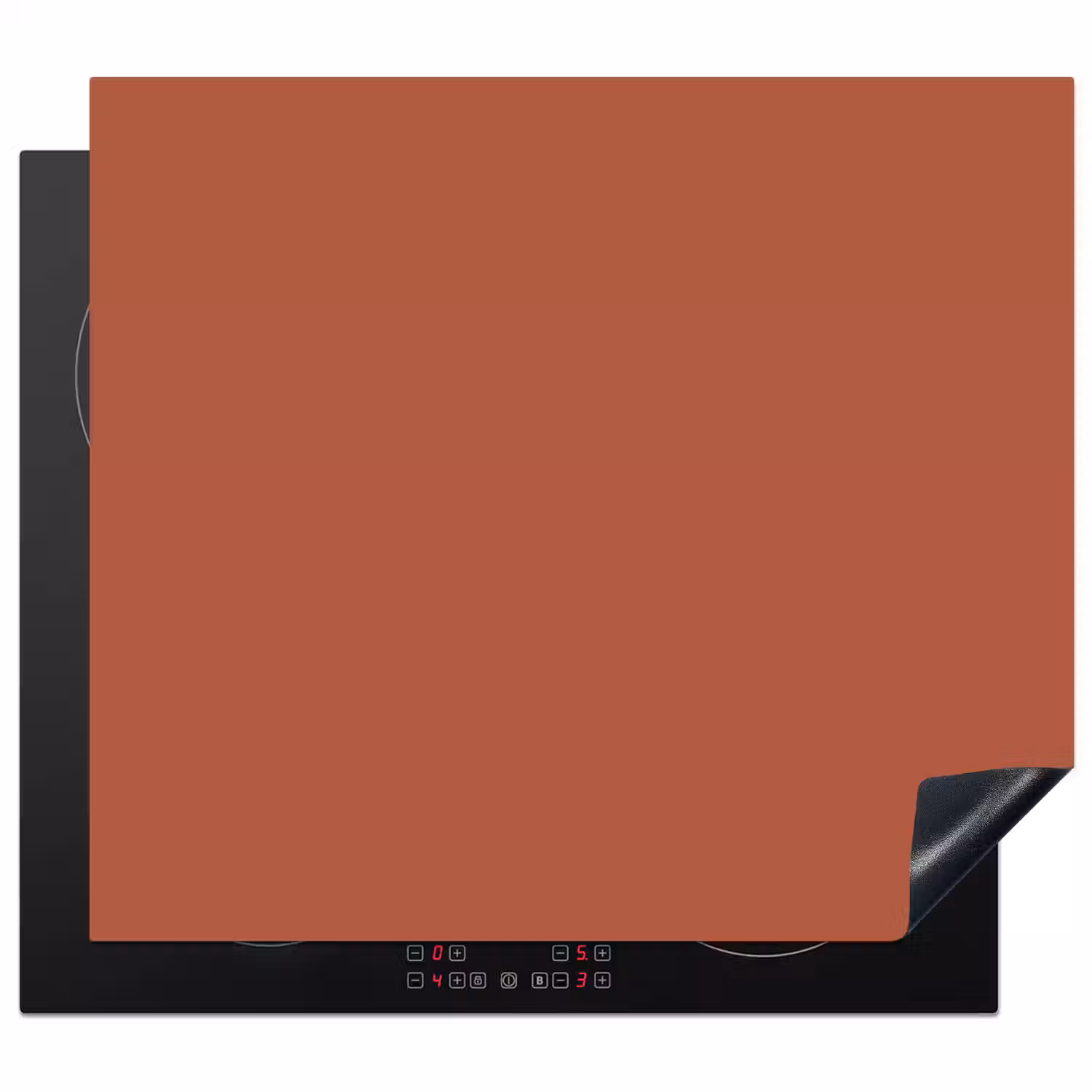 Copperhead - Oranje - Bruin Inductie beschermer vinyl 3mm middel 274 -3d