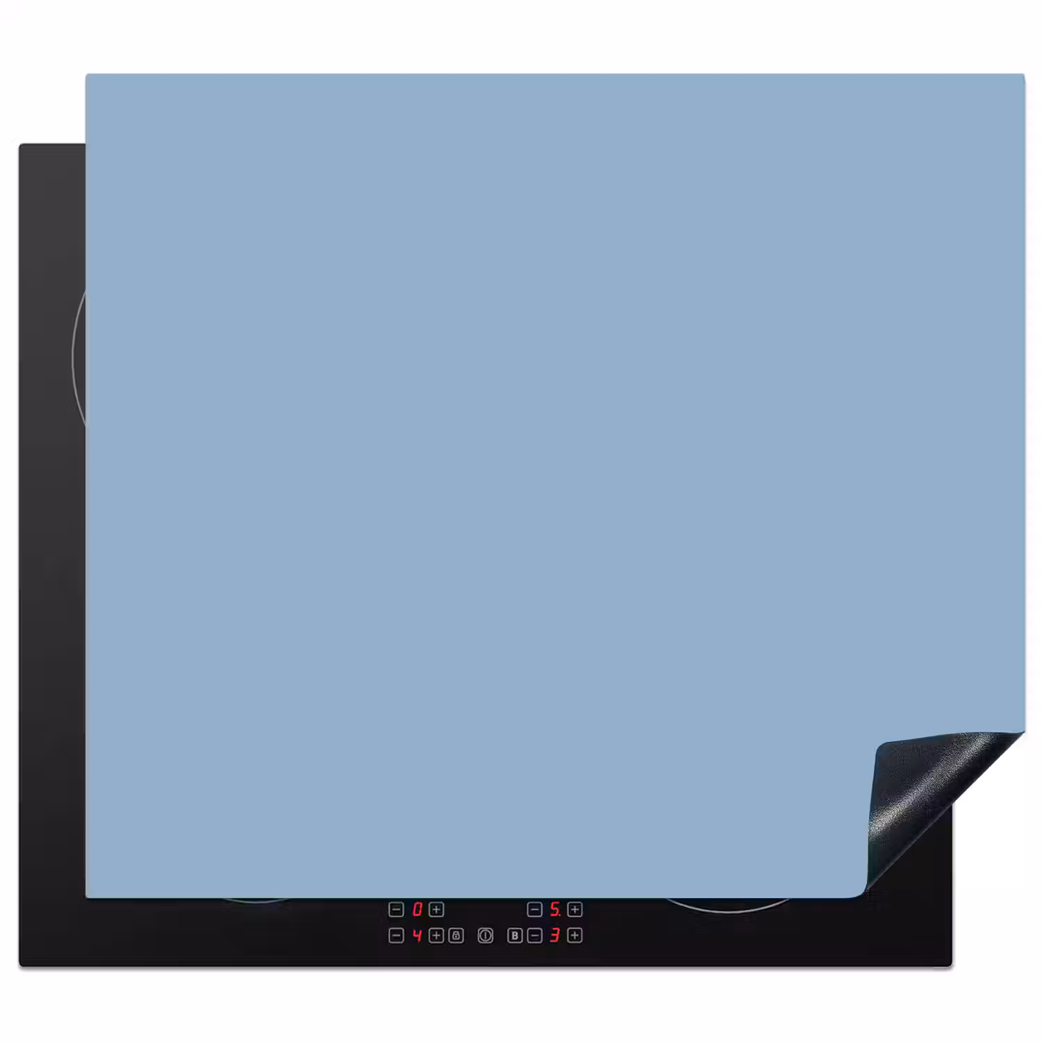 Dusty - Denim - Blauw Inductie beschermer vinyl 3mm middel 274 -3d