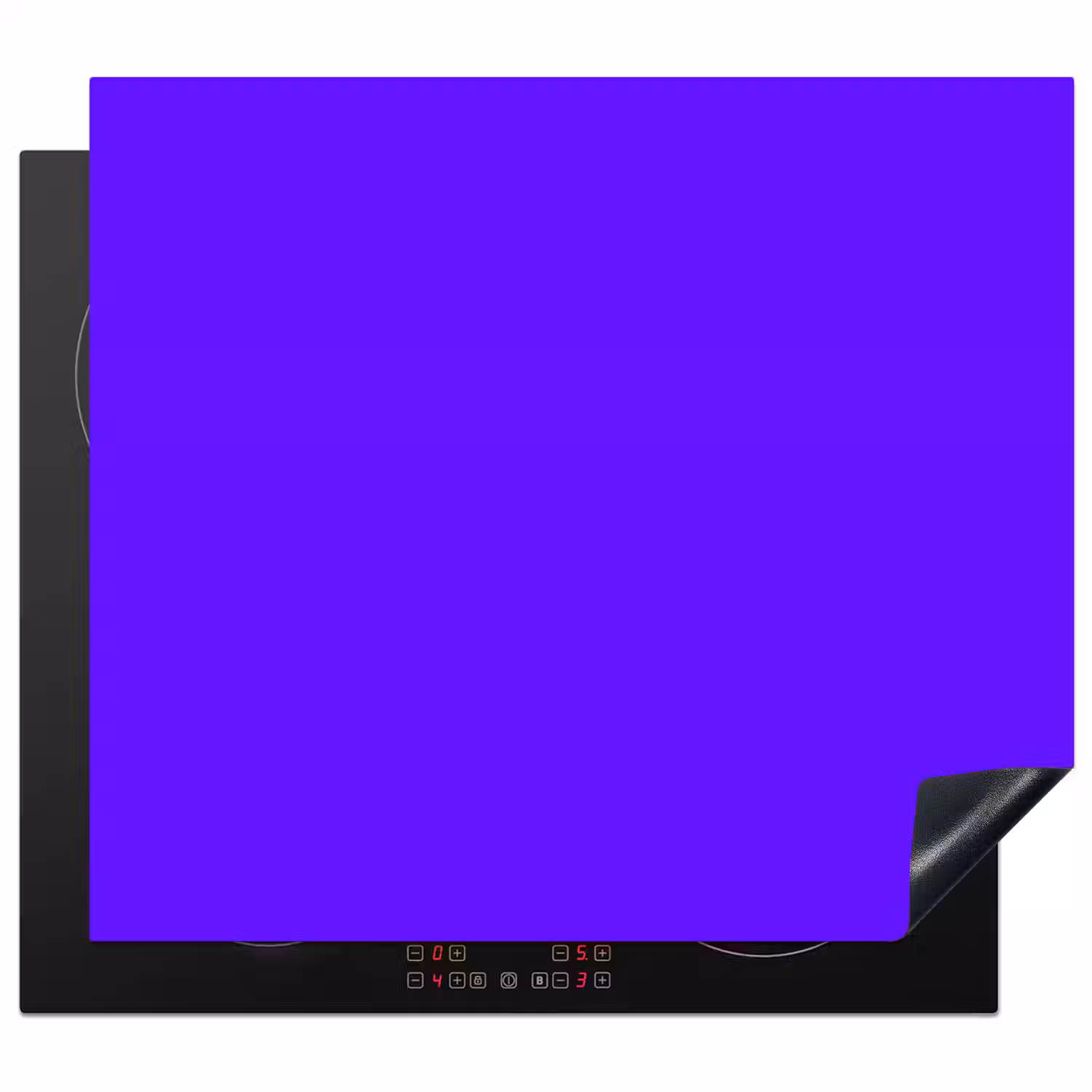 Electric - Indigo - Paars Inductie beschermer vinyl 3mm middel 274 -3d