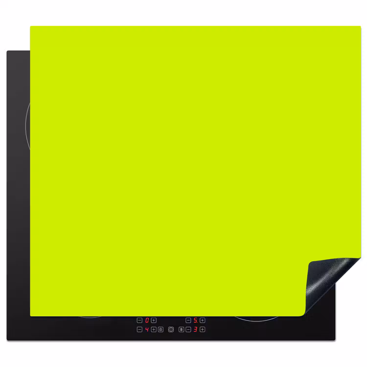 Electric - Lemon - Geel Inductie beschermer vinyl 3mm middel 274 -3d