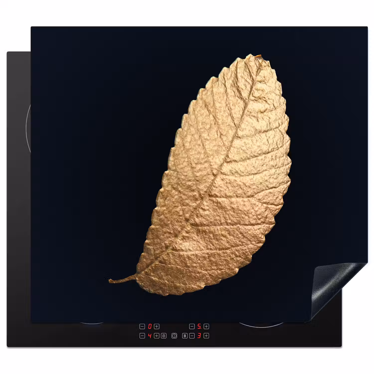 Elegantie in goud Inductie beschermer vinyl 3mm middel -3d