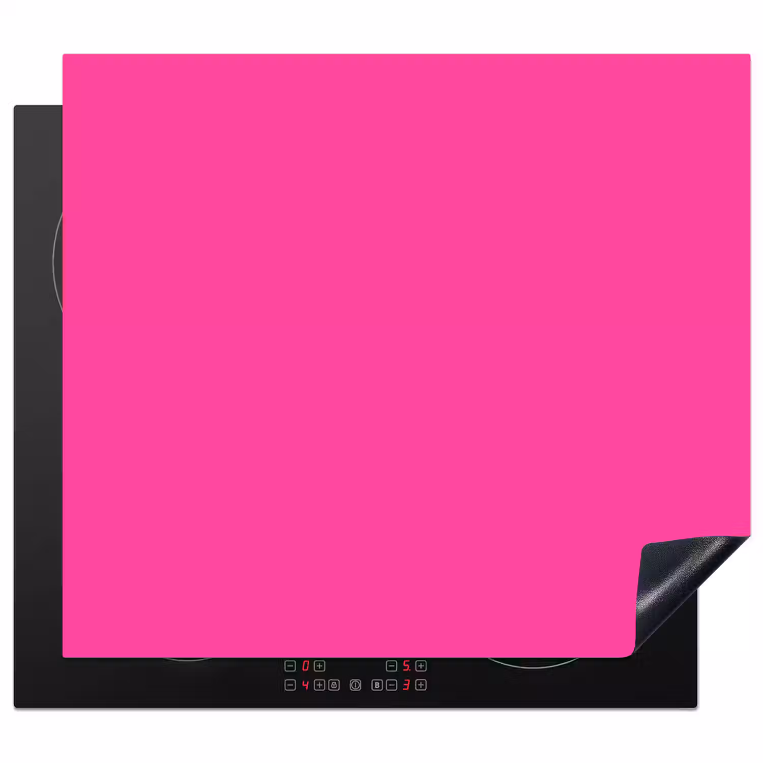 Electric - Magenta - Roze Inductie beschermer vinyl 3mm middel 274 -3d