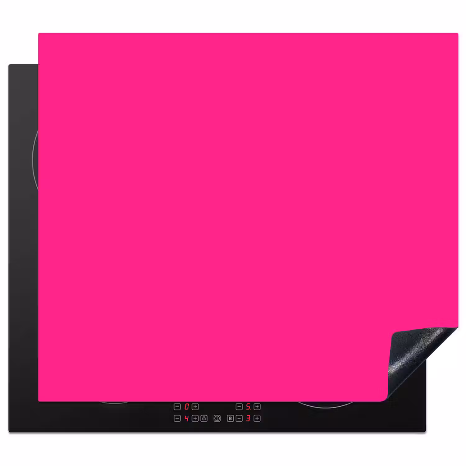 Hot - Fuchsia - Roze Inductie beschermer vinyl 3mm middel 274 -3d