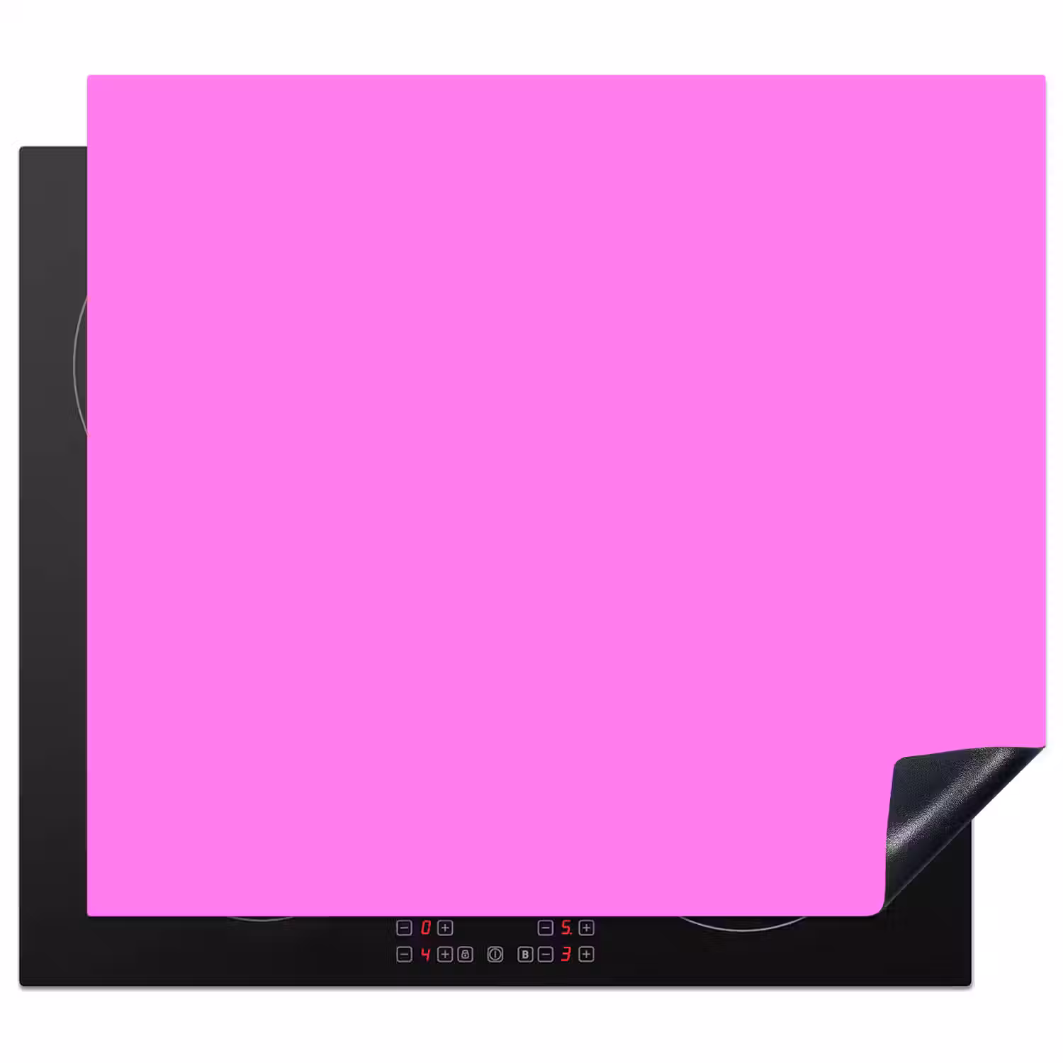 Bright - Orchid - Roze Inductie beschermer vinyl 3mm middel 274 -3d