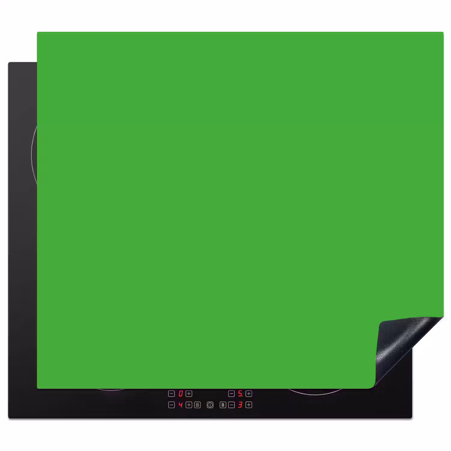Kelly - Green - Groen Inductie beschermer vinyl 3mm middel 274 -3d