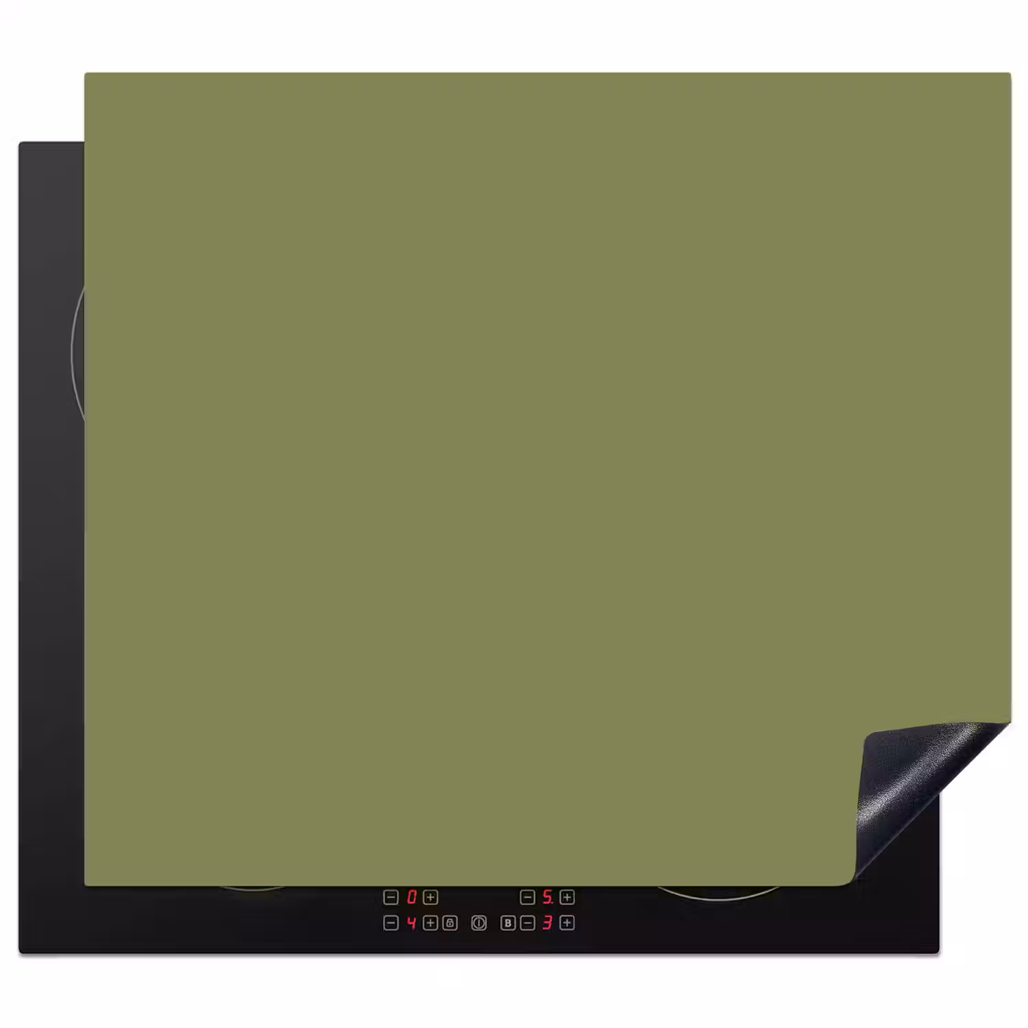 Herbal - Matcha - Groen Inductie beschermer vinyl 3mm middel 274 -3d
