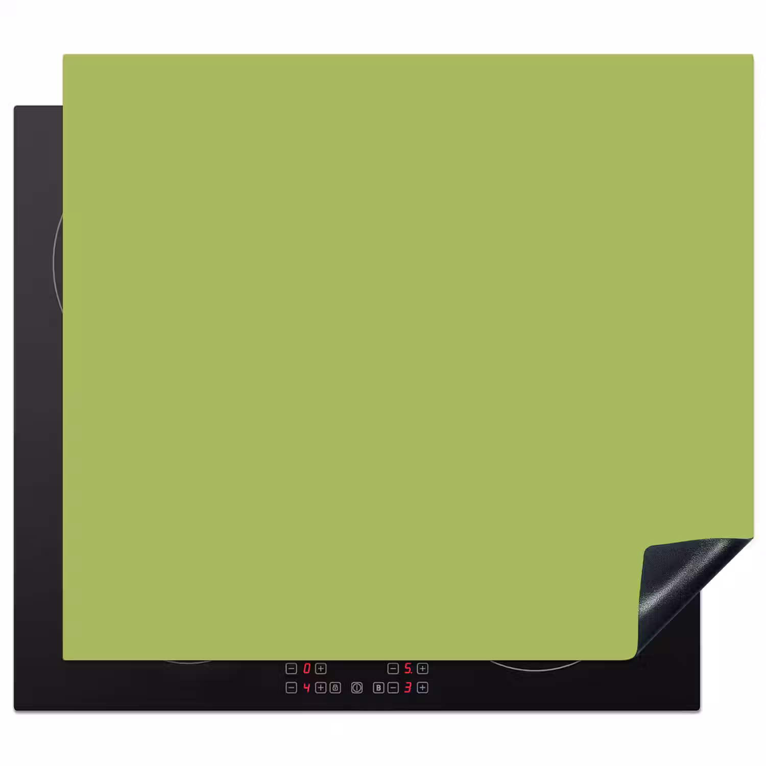 Lime - Glow - Groen Inductie beschermer vinyl 3mm middel 274 -3d