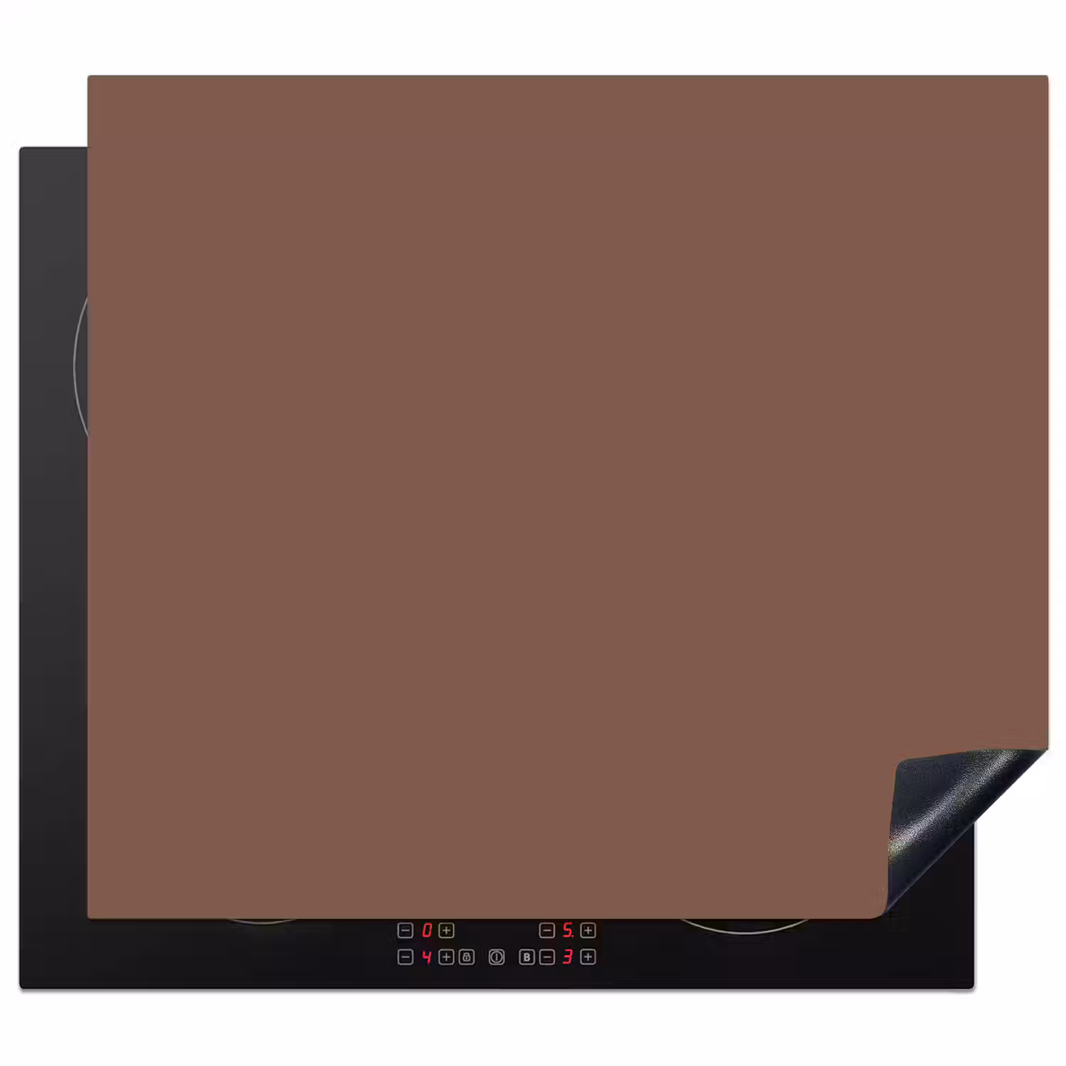 Muted - Chestnut - Bruin Inductie beschermer vinyl 3mm middel 274 -3d