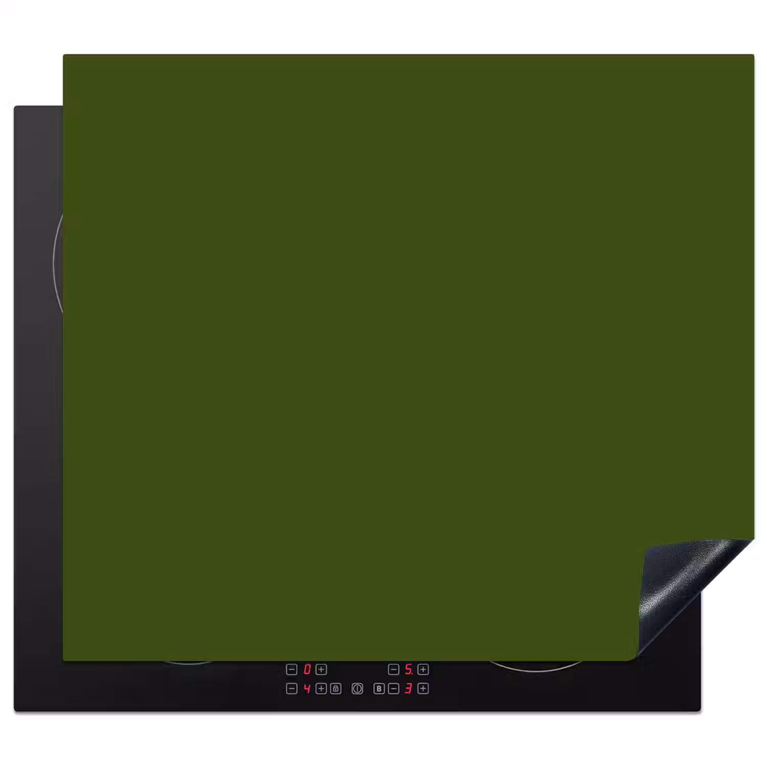 Olive - Drab - Groen Inductie beschermer vinyl 3mm middel 274 -3d